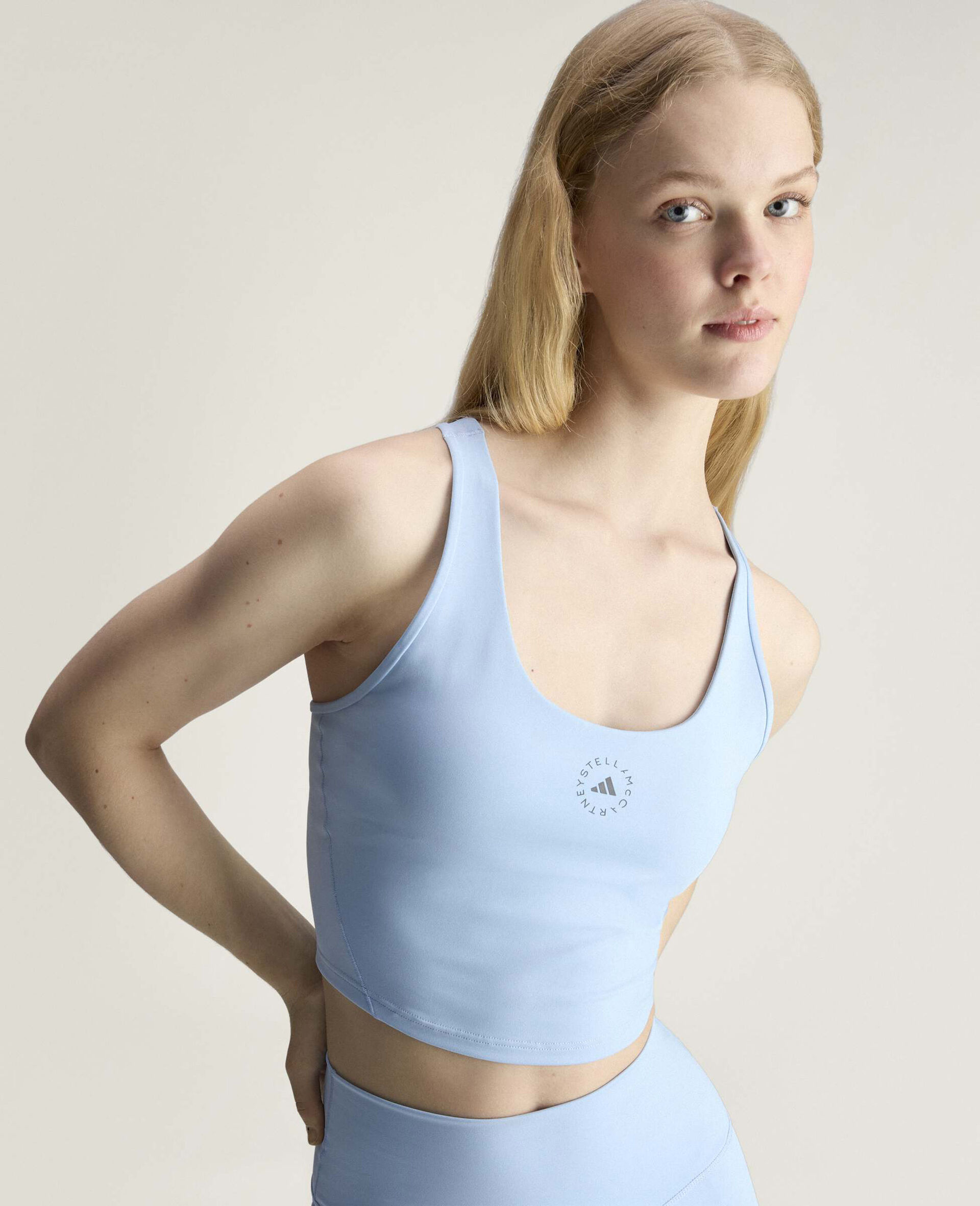 Canotta Corta Yoga TrueStrength-Blu-large image number 4