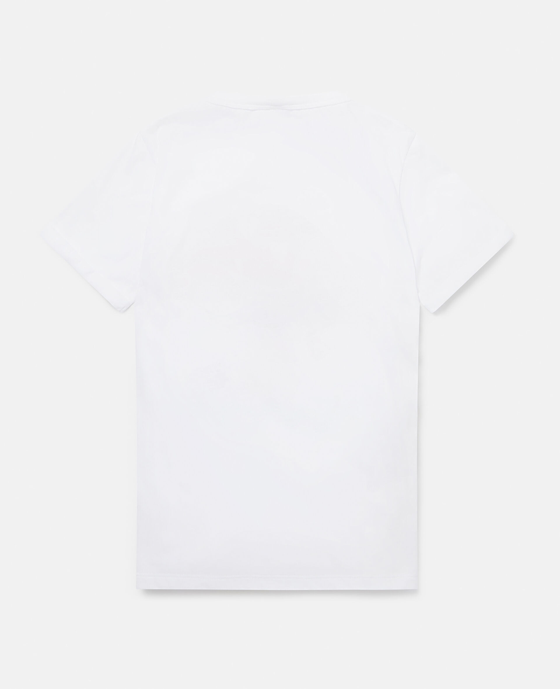 Mushroom Print Jersey T‑shirt-White-large image number 3