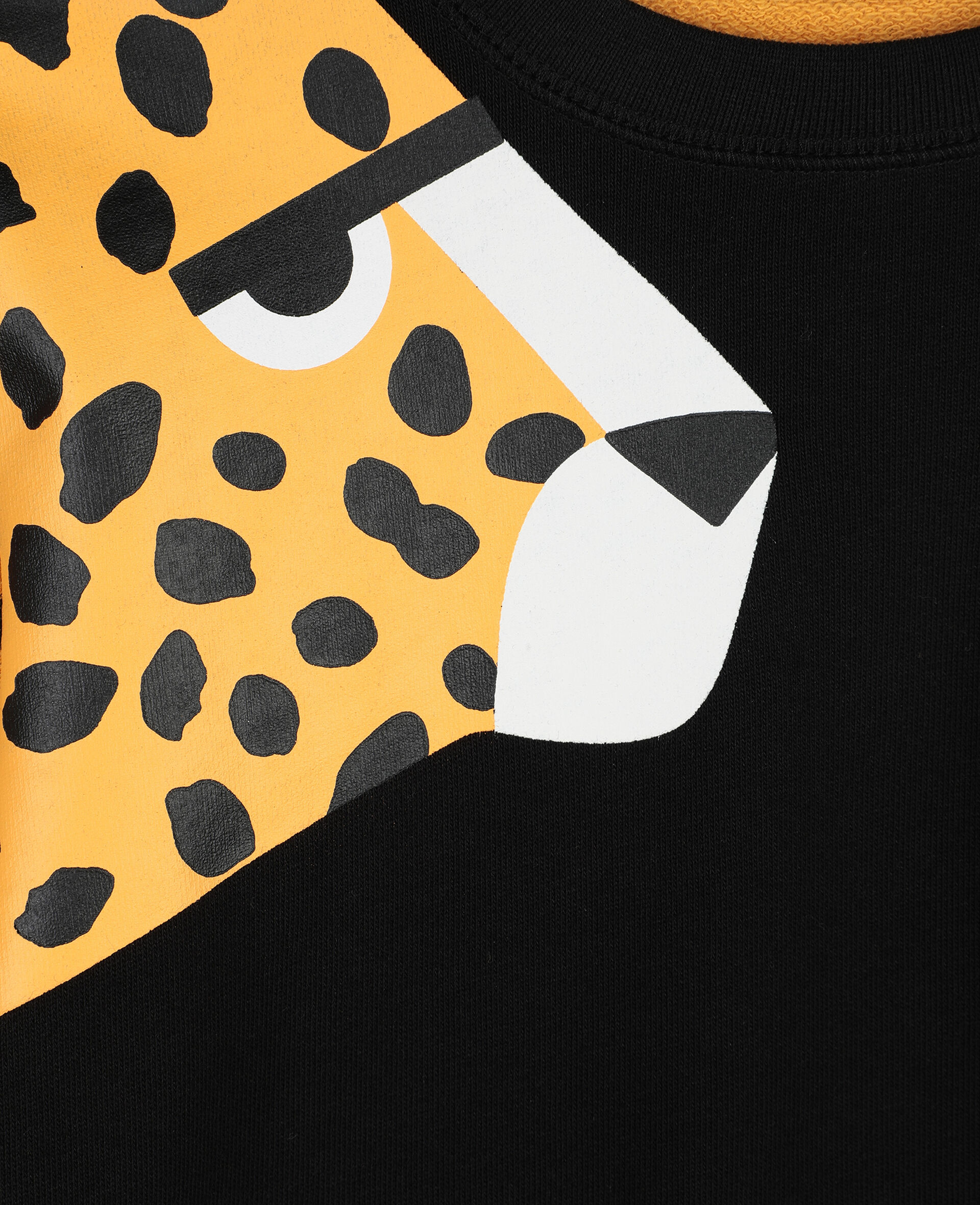 Cheetah Dots Cotton Fleece Sweatshirt -Multicolour-large image number 1