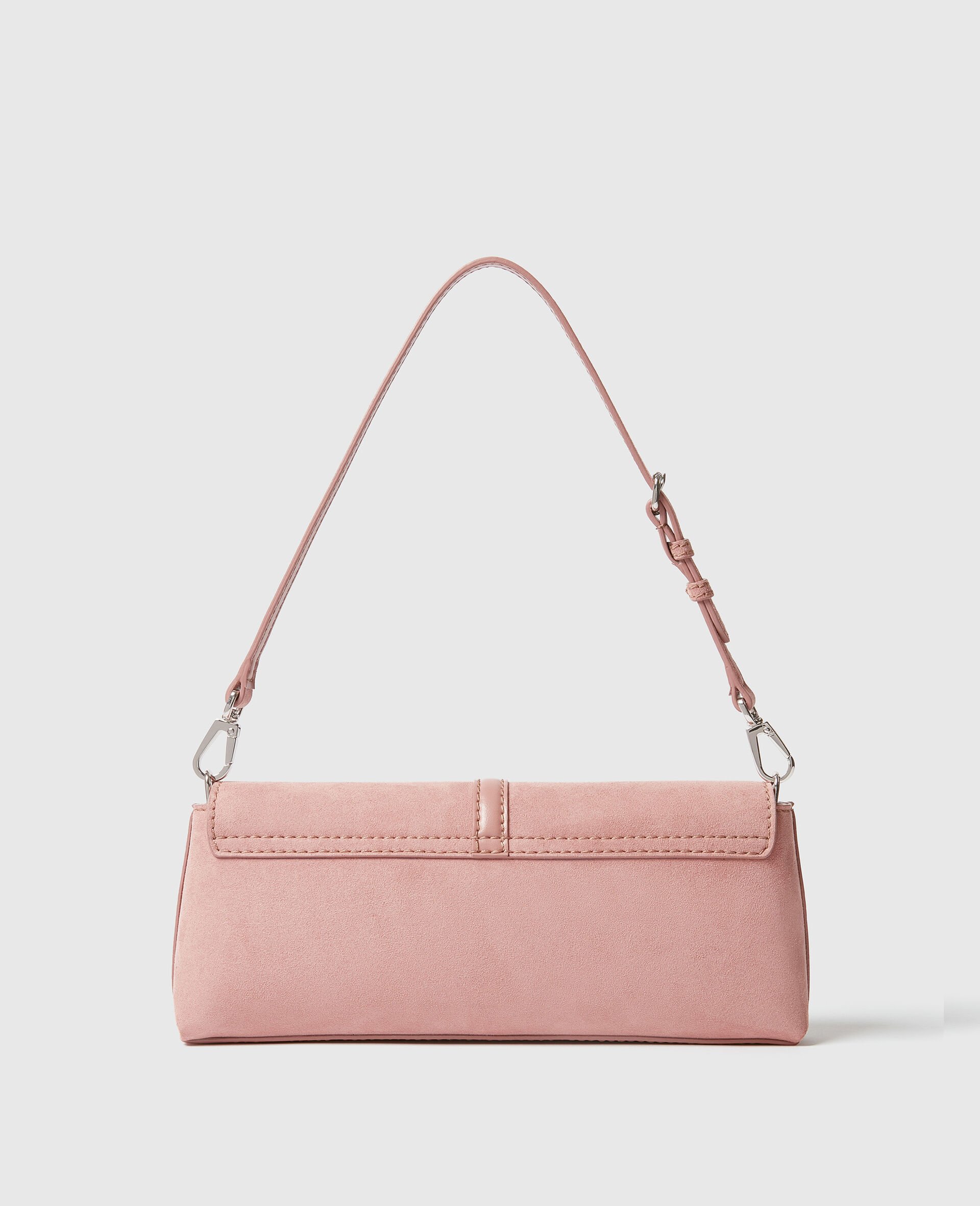 Pochette effet daim Ryder-Rose-large image number 3