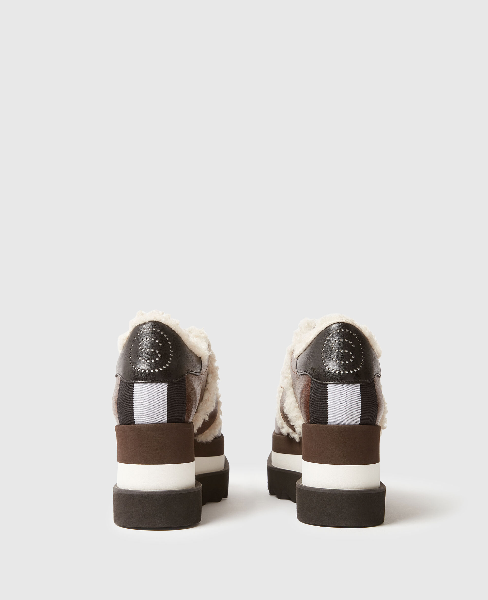 Vegan Plush-Lined Sneak-Elyse-Brown-large image number 3