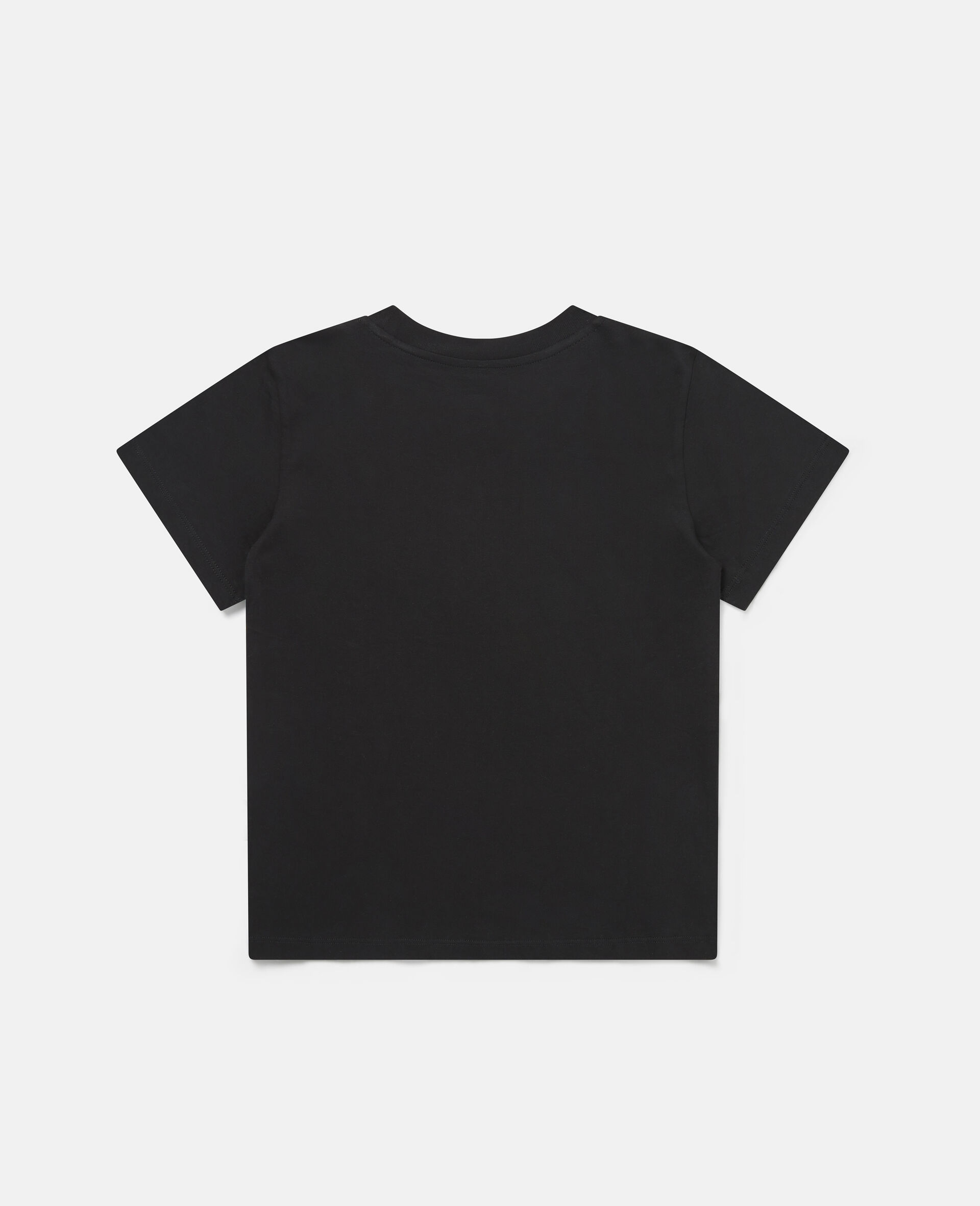 Desert Print Cotton T-Shirt -Black-large image number 2