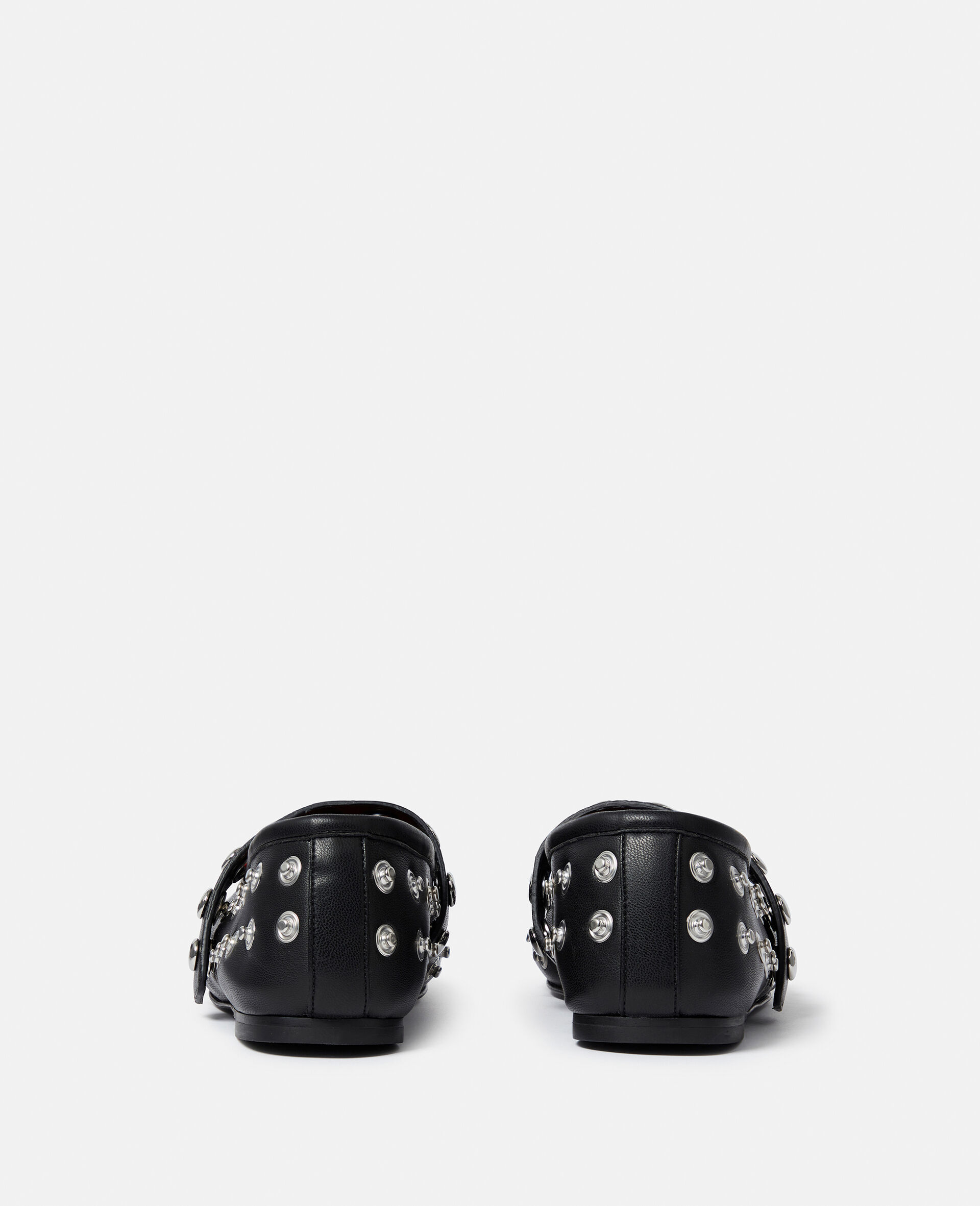 Ryder Popper-Studded Ballet Flats-Black-large image number 3