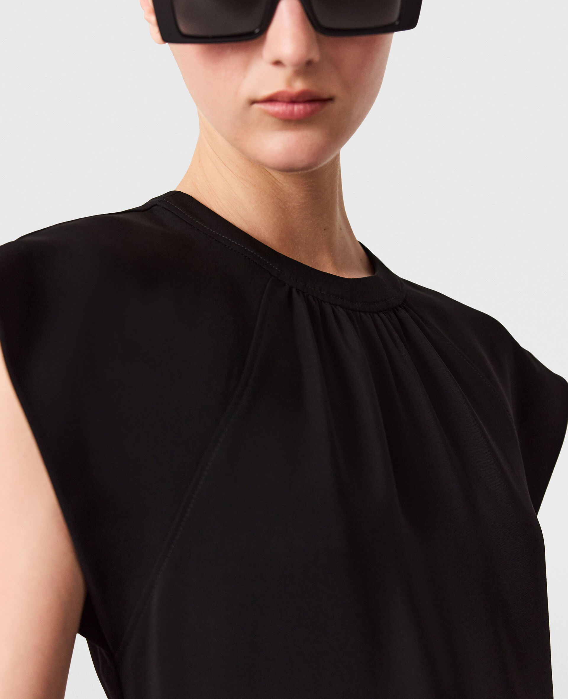 Mini Dress-Black-large image number 3