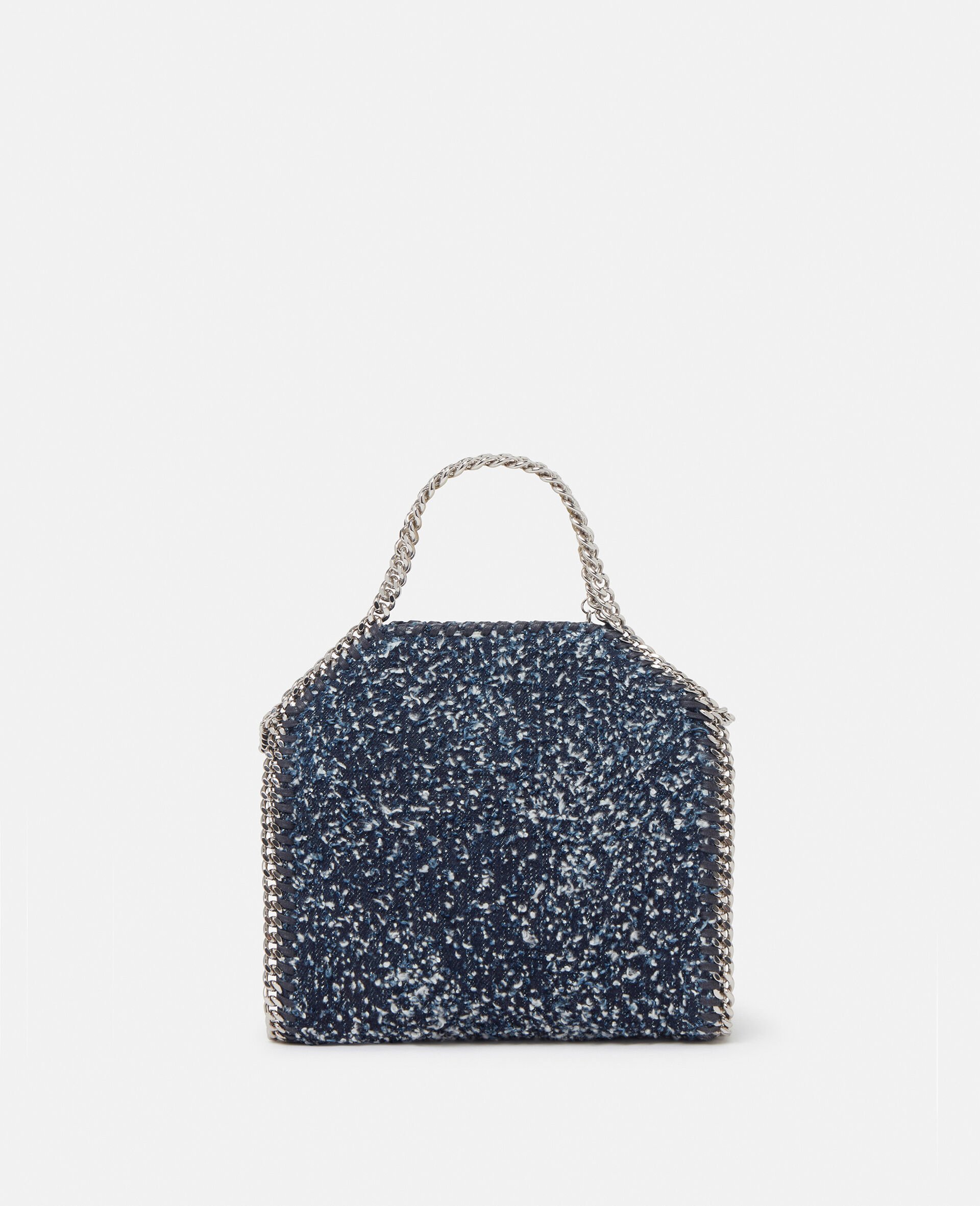 Falabella Tiny Boucl&eacute; Tote Bag-Blue-large image number 3
