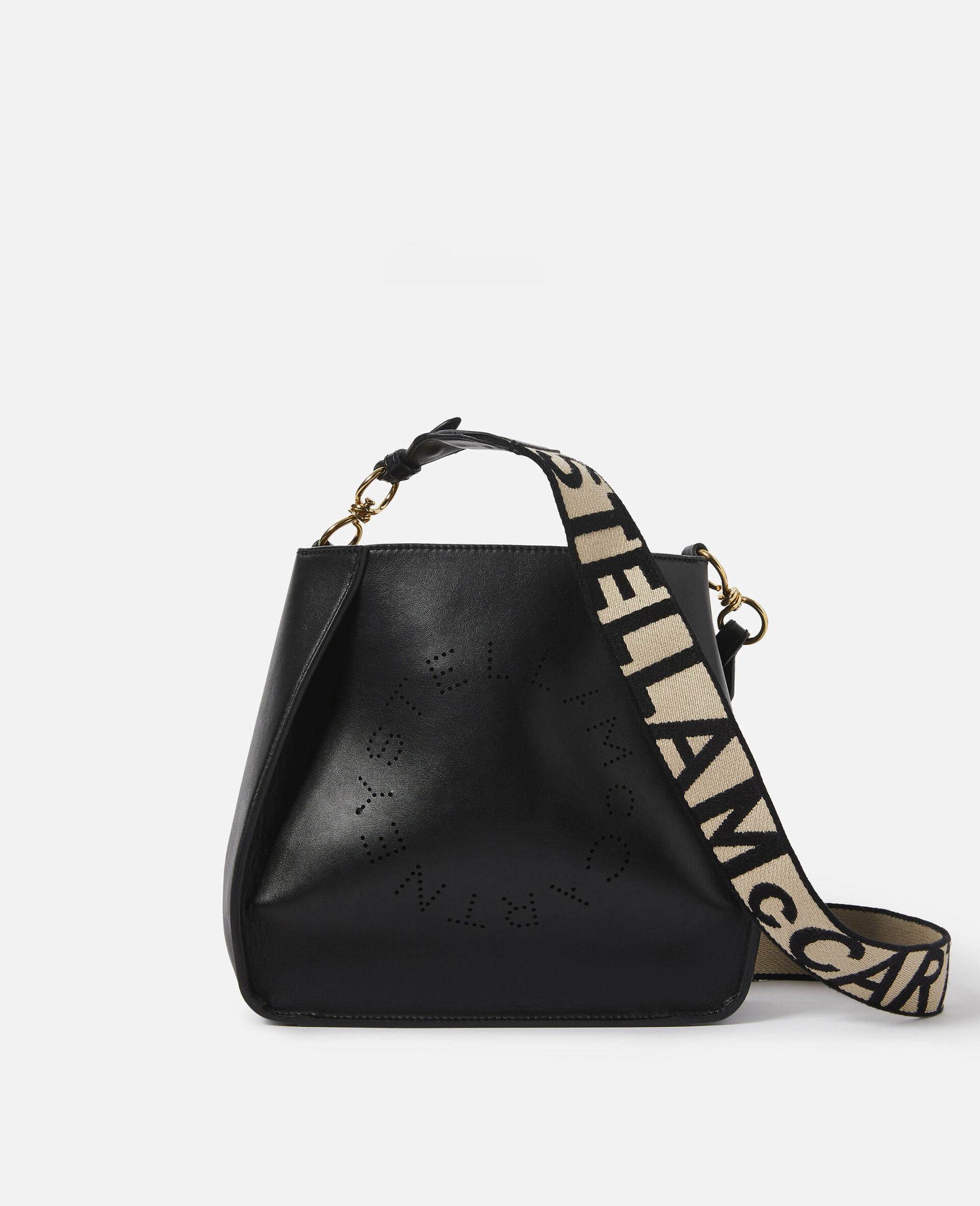 Micro Stella Logo Shoulder Bag-Black-large image number 0