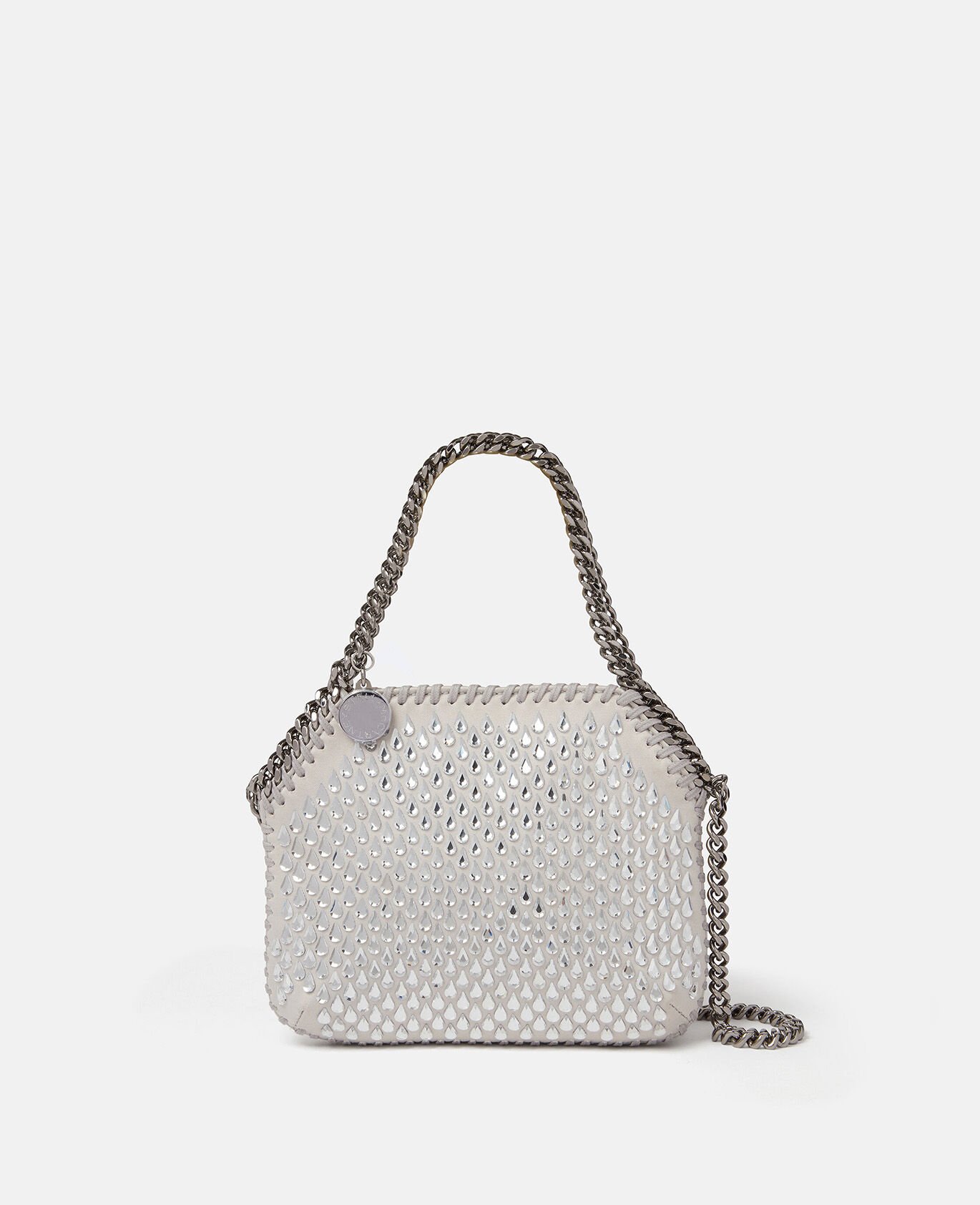 ステラマッカートニー ショルダーバッグ ミニトート ファラベラ クリスタル Falabella Crystal Mesh Mini Tote Bag / ファラベラ クリスタル