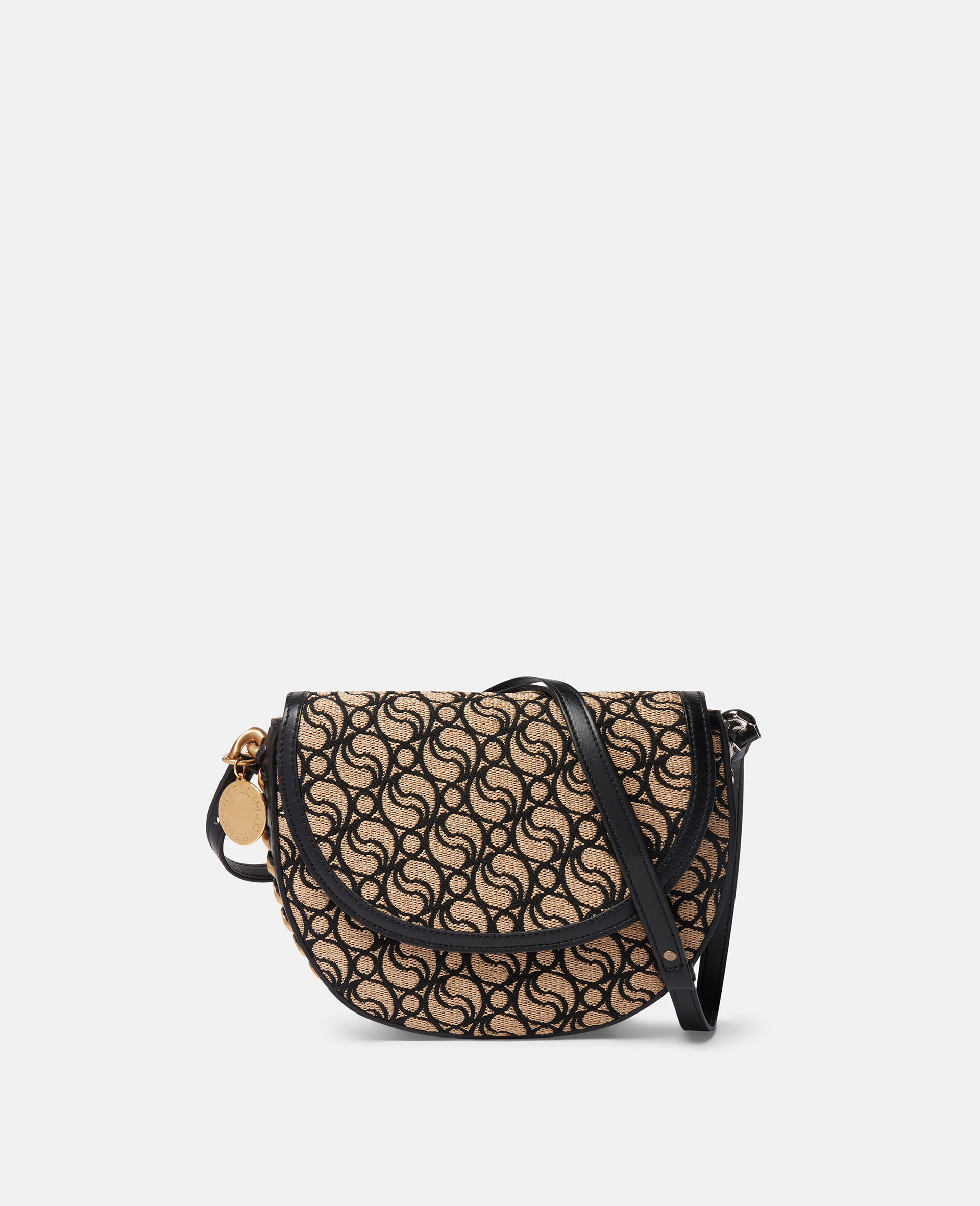 Frayme S-Wave Medium Flap Shoulder Bag-Beige-large image number 0