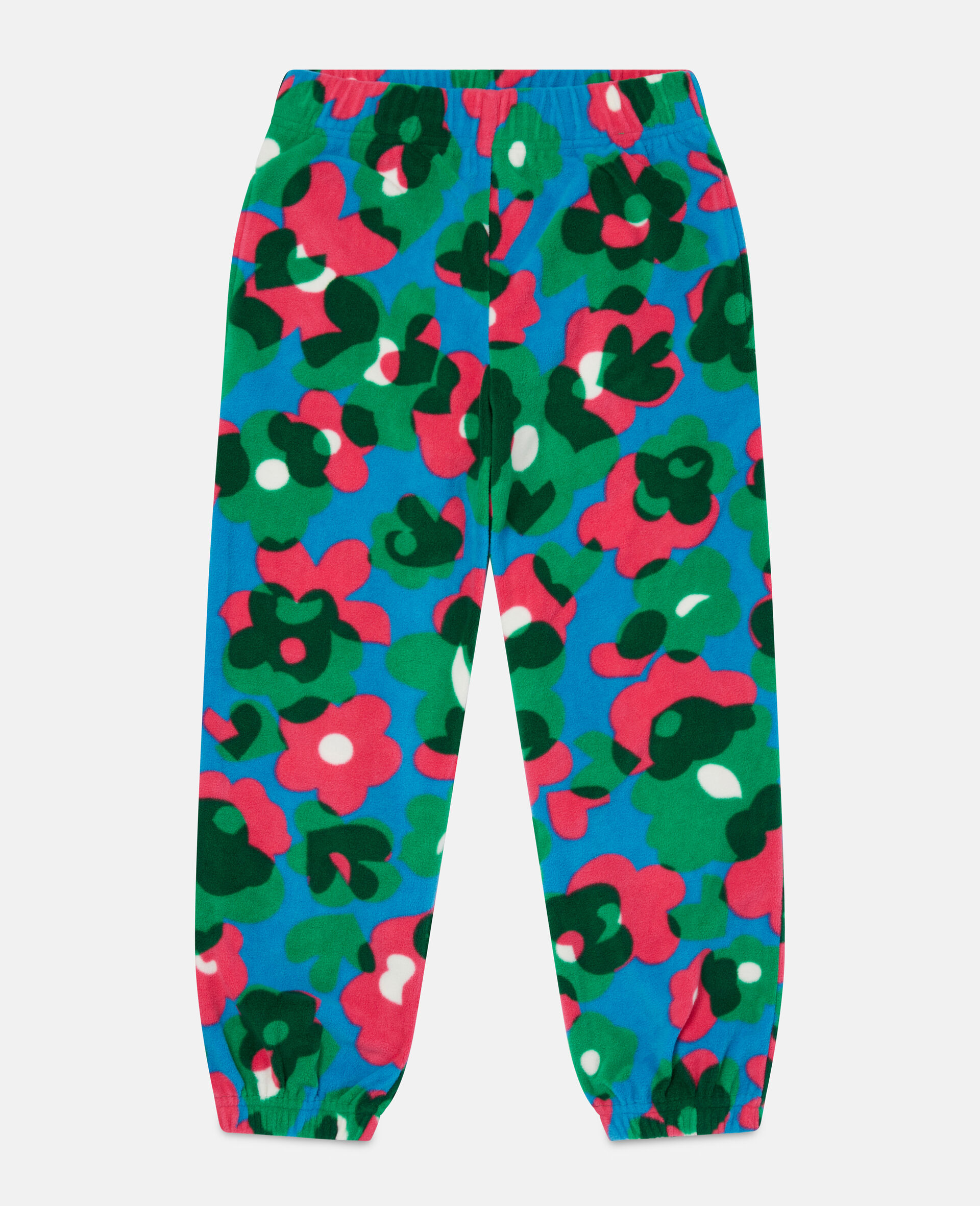 Floral Print Fleece Joggers-Multicoloured-large image number 0