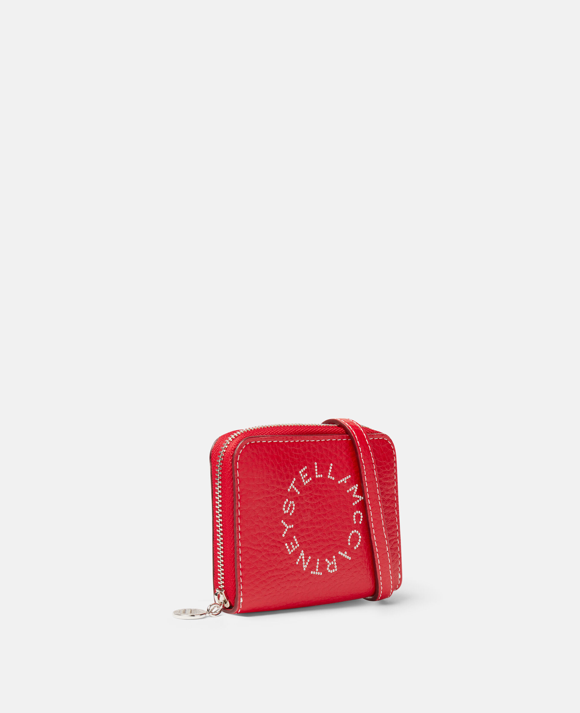 Stella Logo Zipped Strap Cardholder-Red-large image number 1