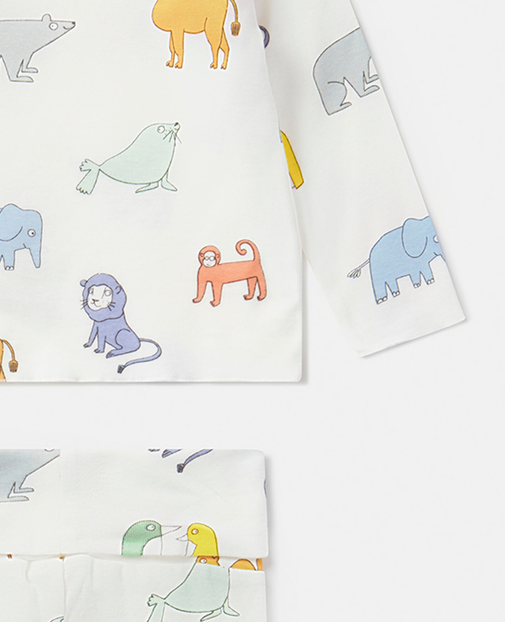 アニマルプリントトップスとレギンスセット-マルチカラー-large アニマルプリントトップスとレギンスセット-マルチカラー-large image number 1