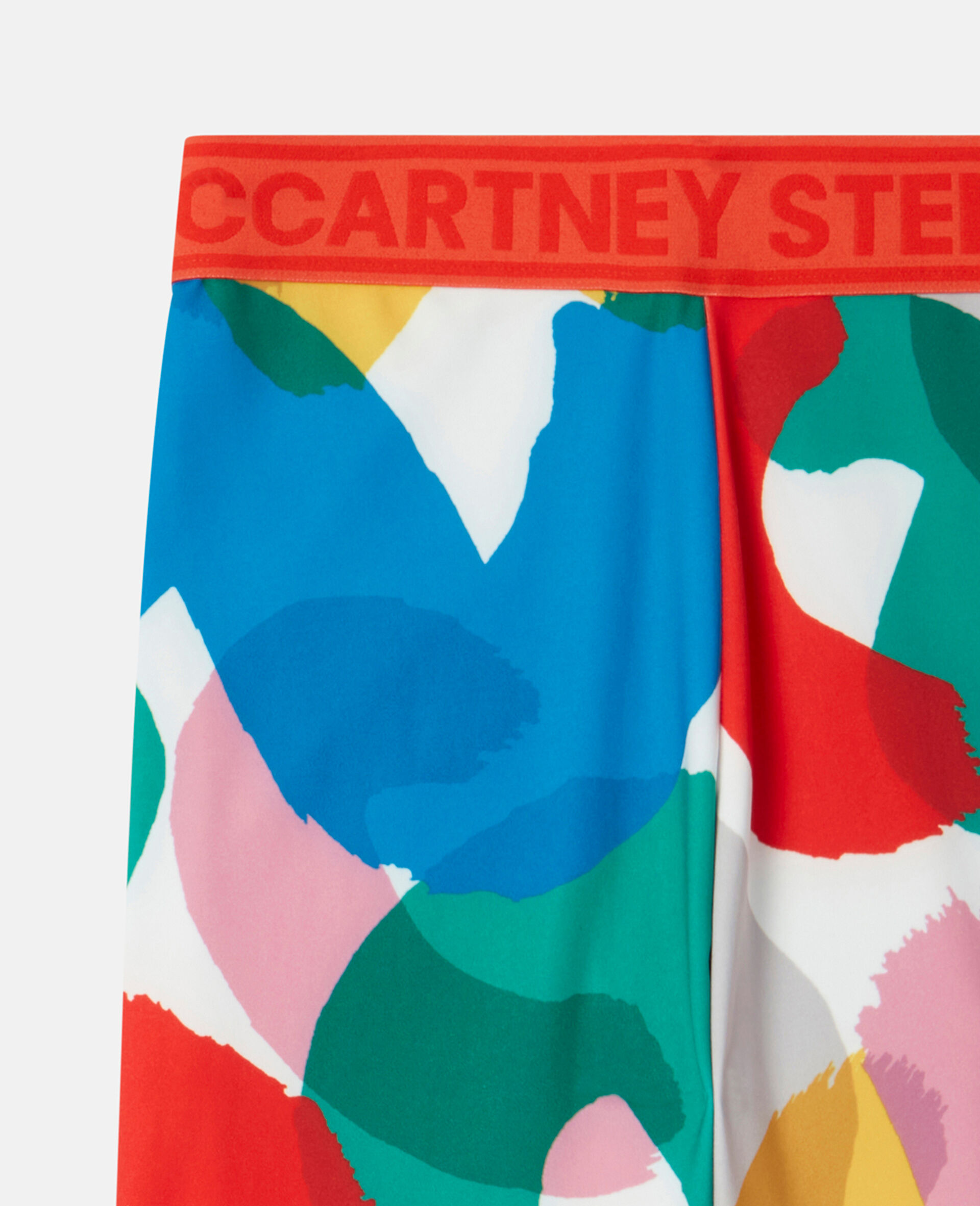 晕染印花印花紧身裤-Multicolored-large image number 1