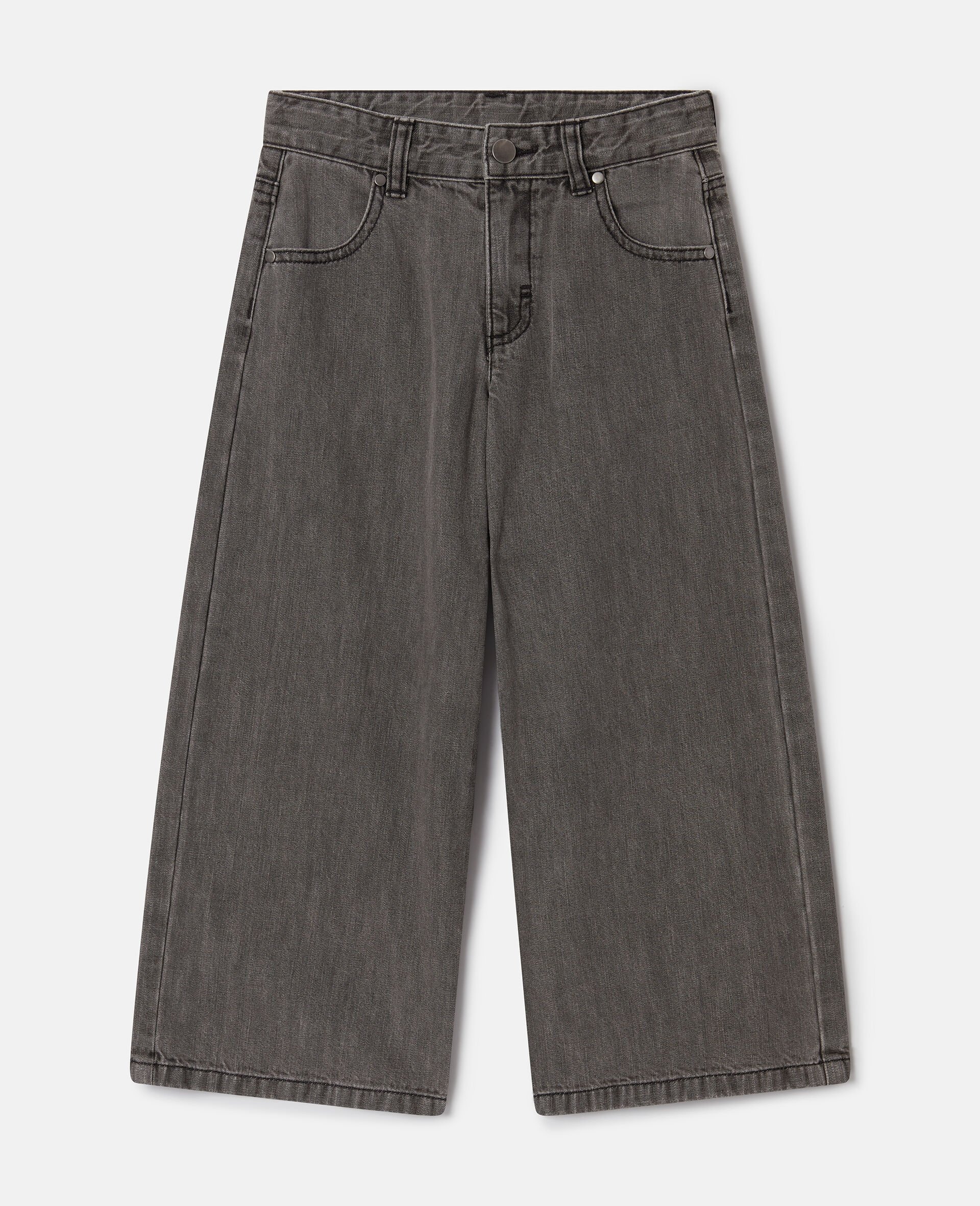 Jeans mit geradem Bein-Schwarz-medium