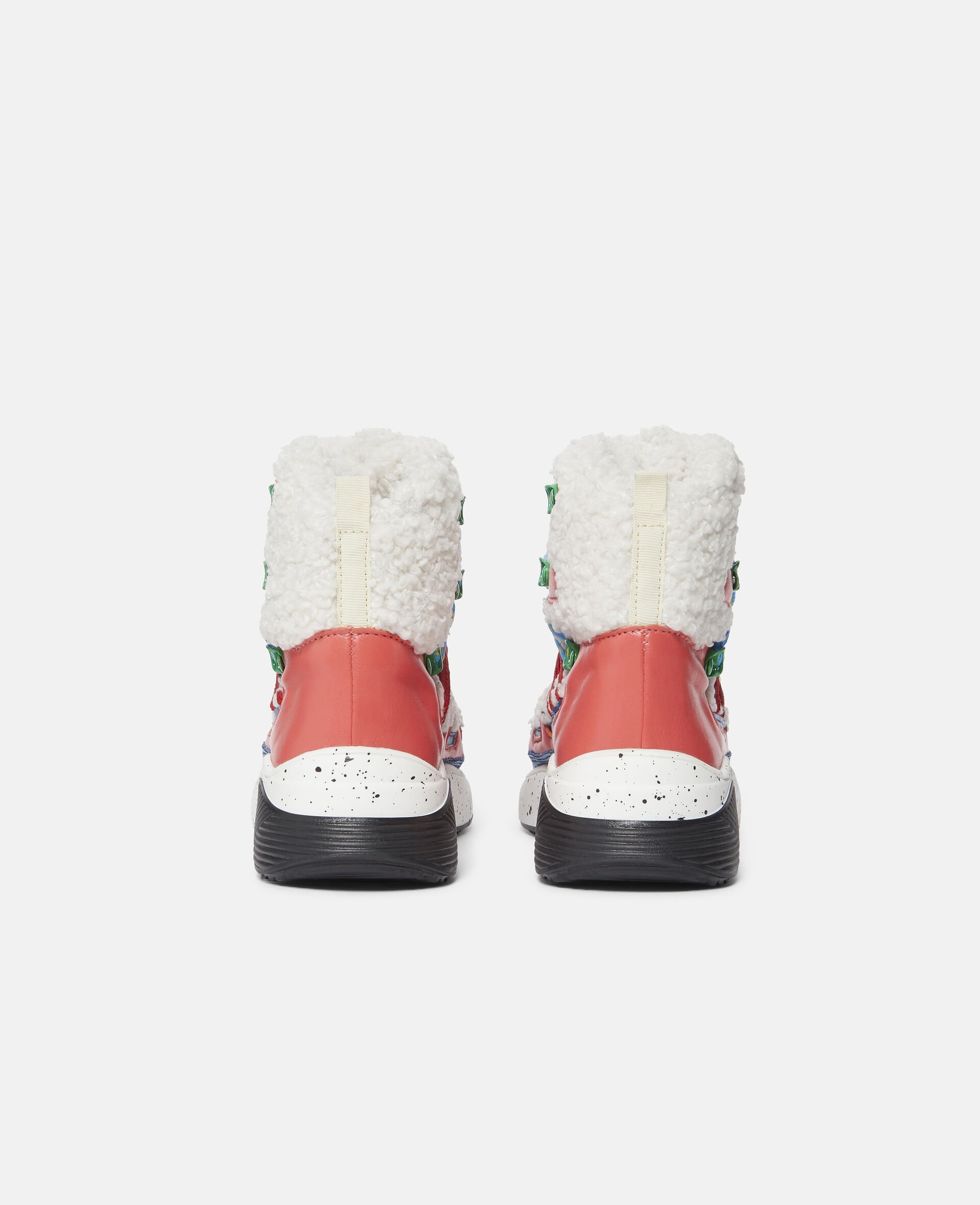 Colorblock Hiking Boots-White-large image number 2
