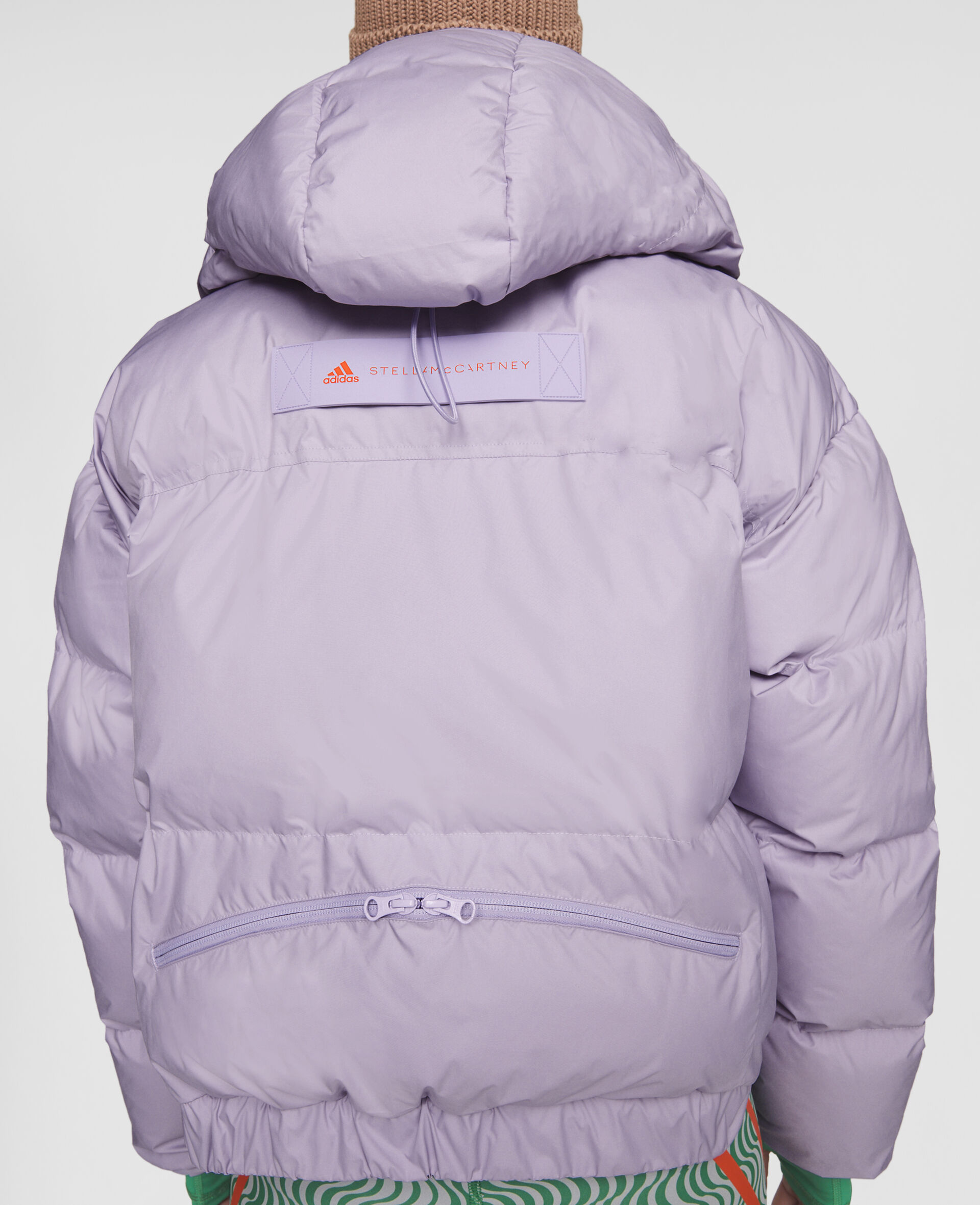 Short Padded Winter Jacket-Purple-large image number 3