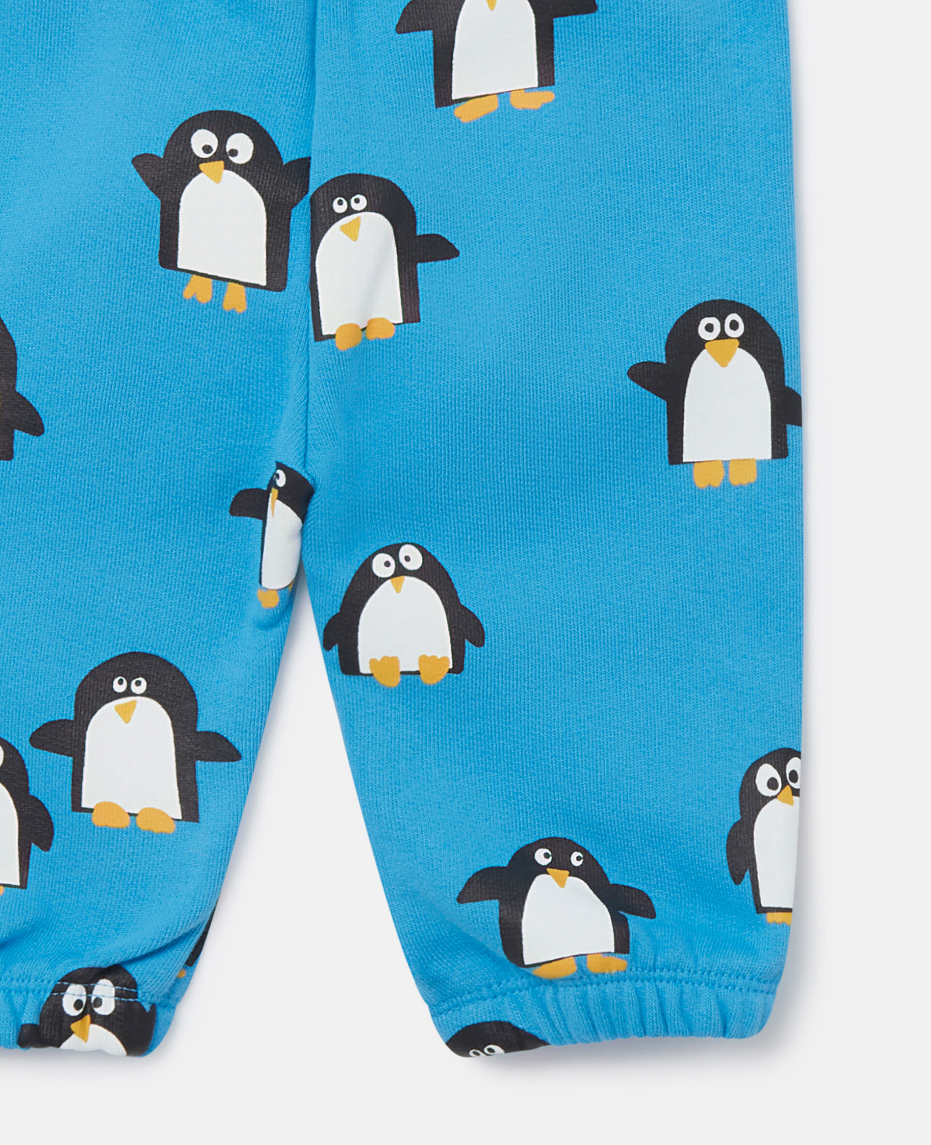 Pantalon de jogging imprim&eacute; pingouin-Bleu-large image number 3