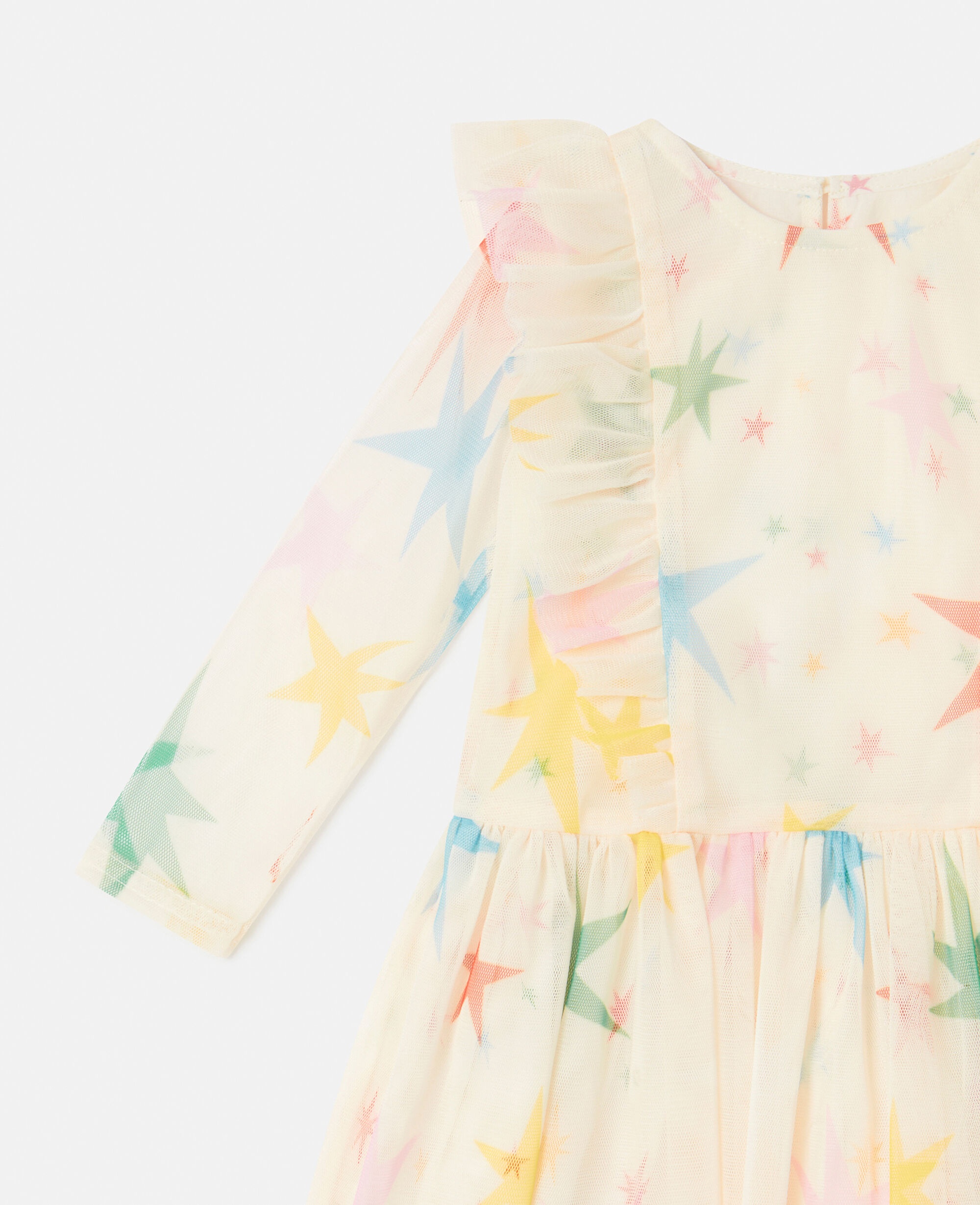 新品✴︎STELLAMcCARTNEY KIDS チュールドレス 星柄 Women Multicolour Star Pattern Frilled Tulle Dress | Stella