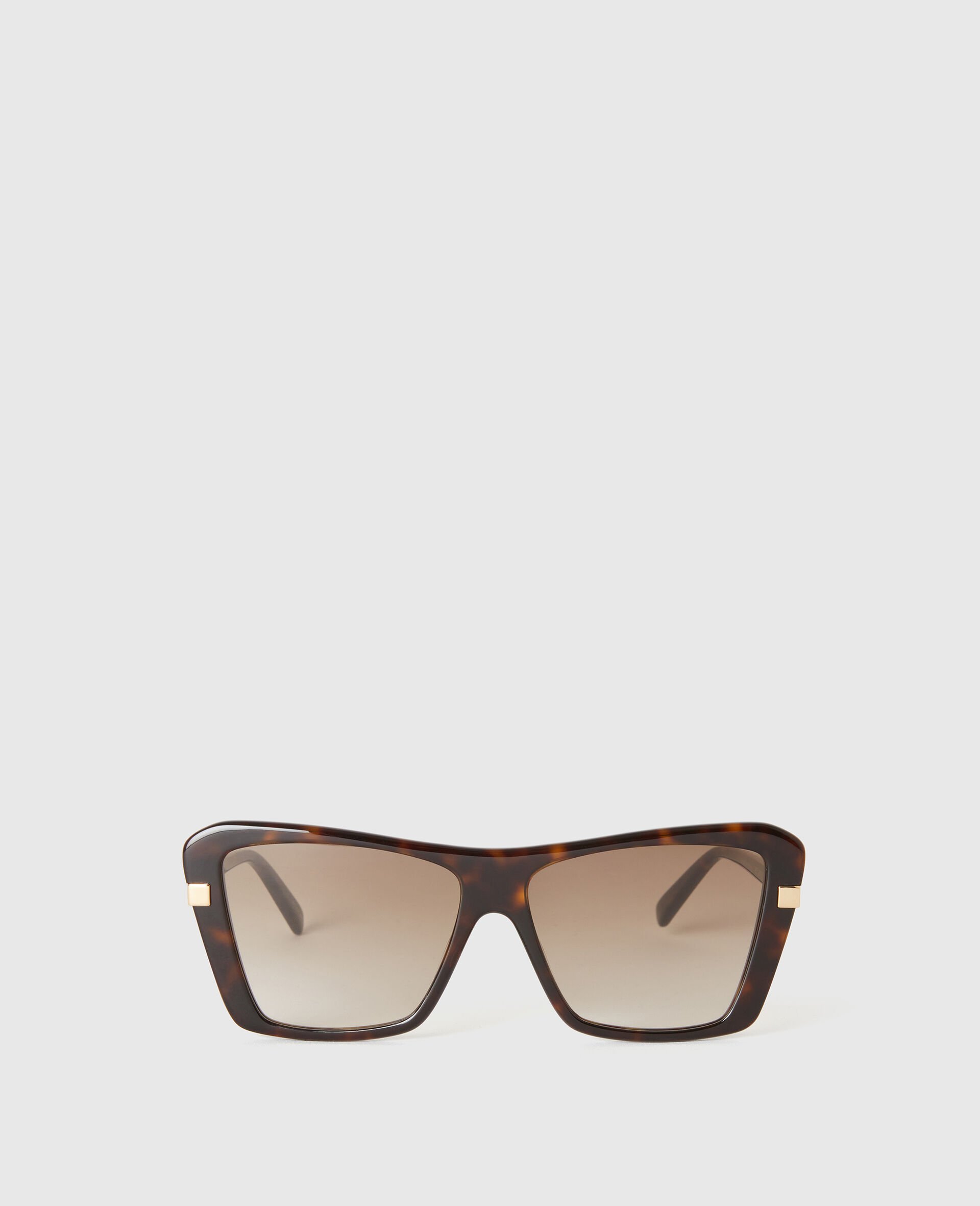 Square Cat-Eye Sunglasses-Black-large image number 0