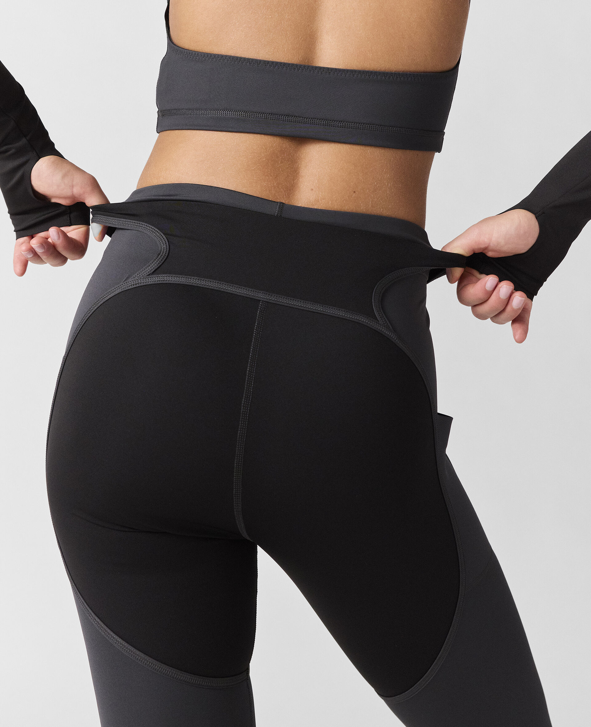 TruePurpose High-Shine Training Leggings-Black-large TruePurpose High-Shine Training Leggings-Black-large image number 4