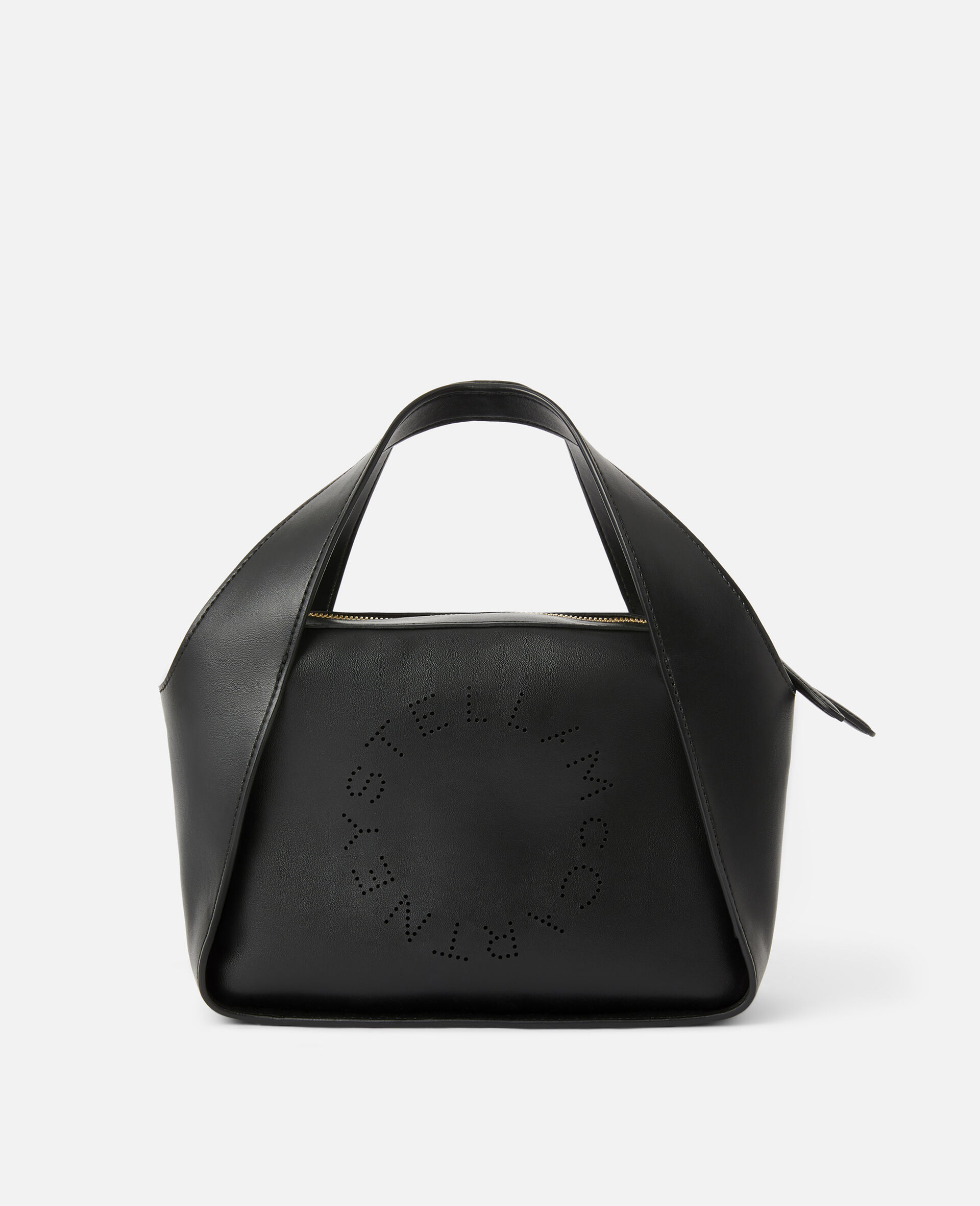 Stella Logo Crossbody Bag -Black-large