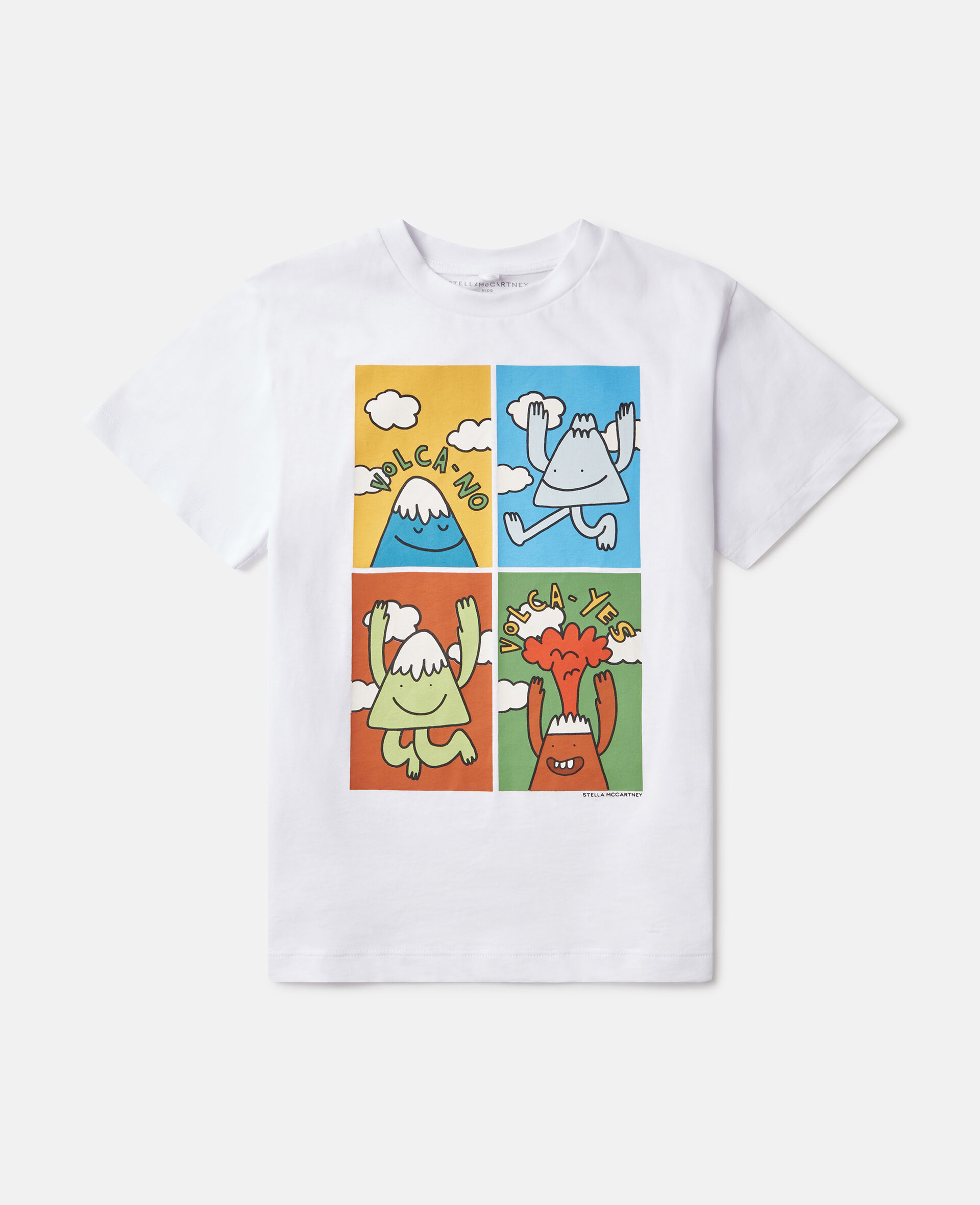 Earth Friends Graphic T-Shirt-White-medium