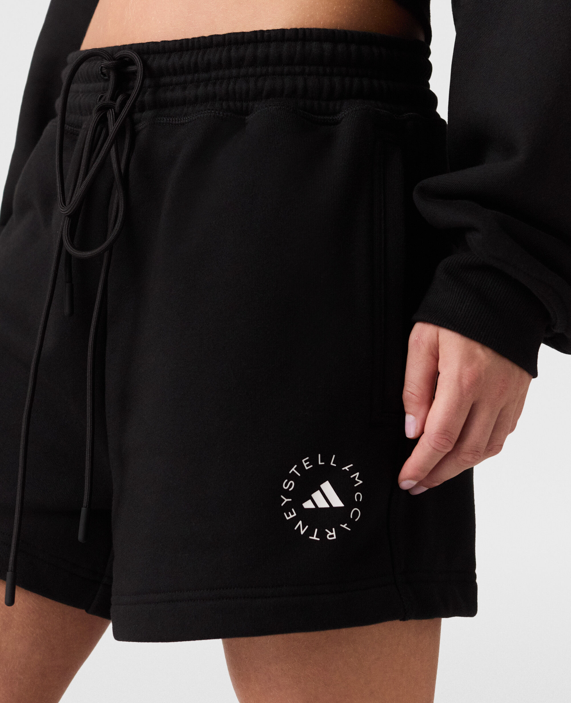 Women Black Logo Shorts | Stella McCartney BG