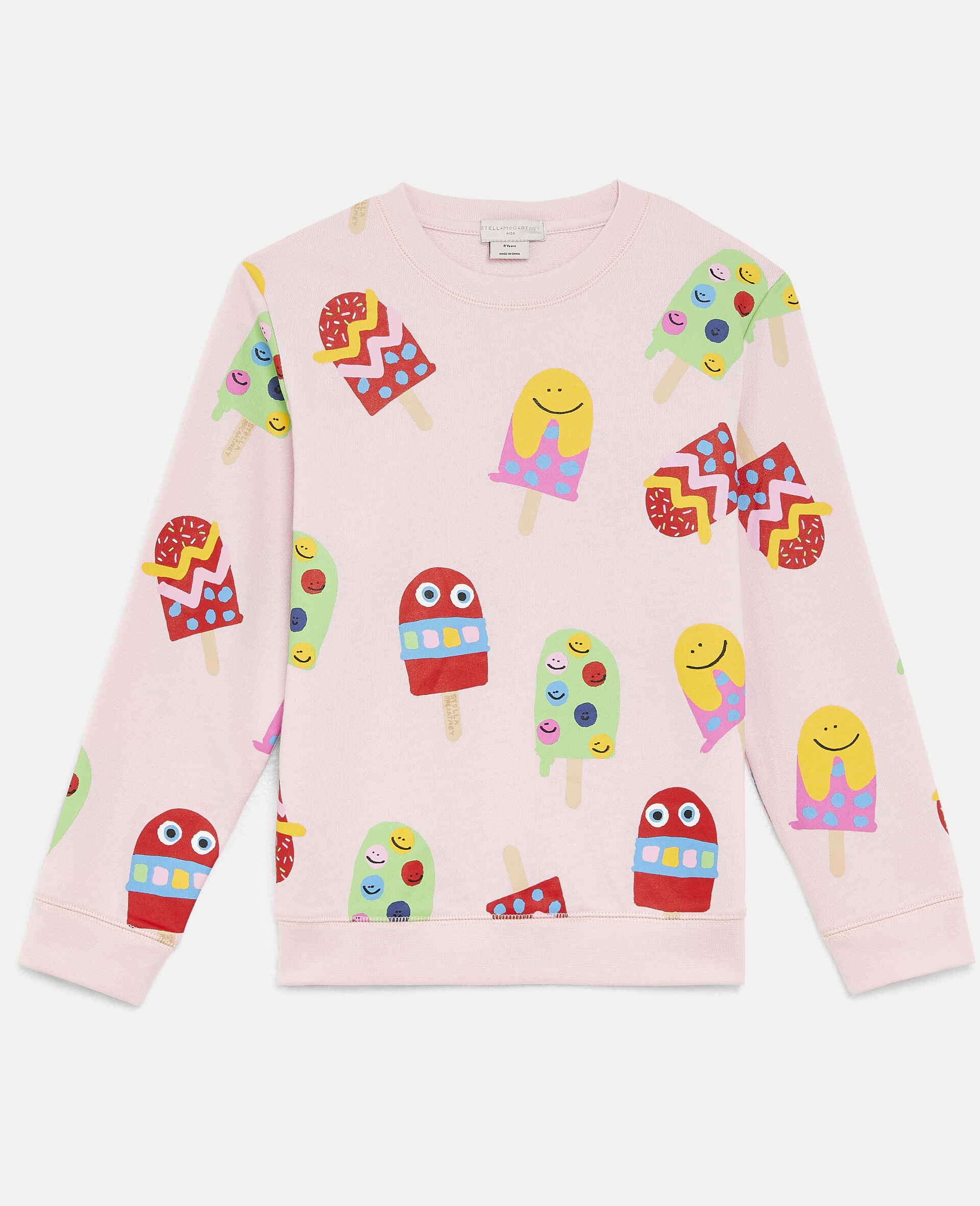 Popsicle Fleece Sweatshirt-Pink-large image number 0