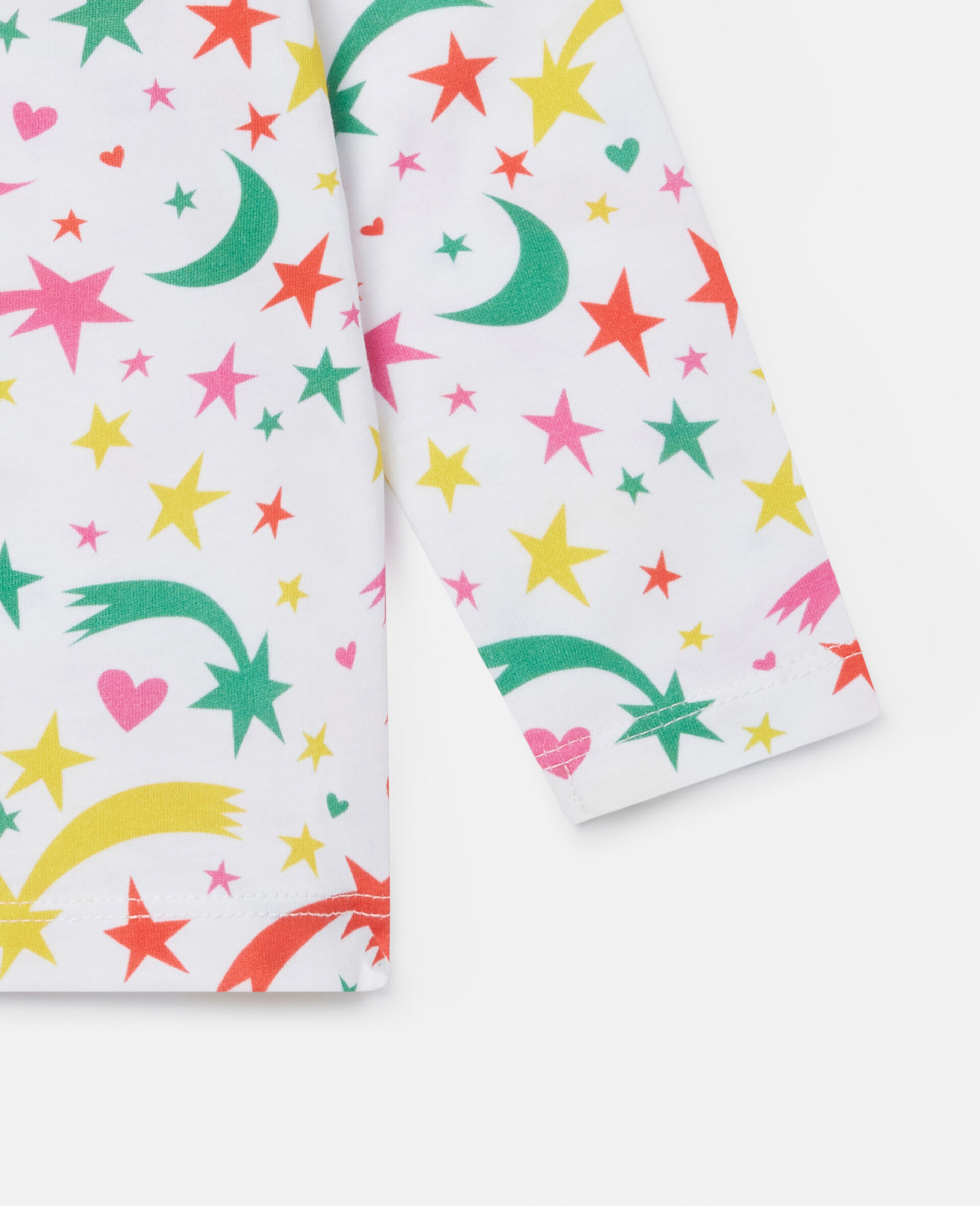 シューティング スター プリント コットン Tシャツ-ホワイト-large image number 2