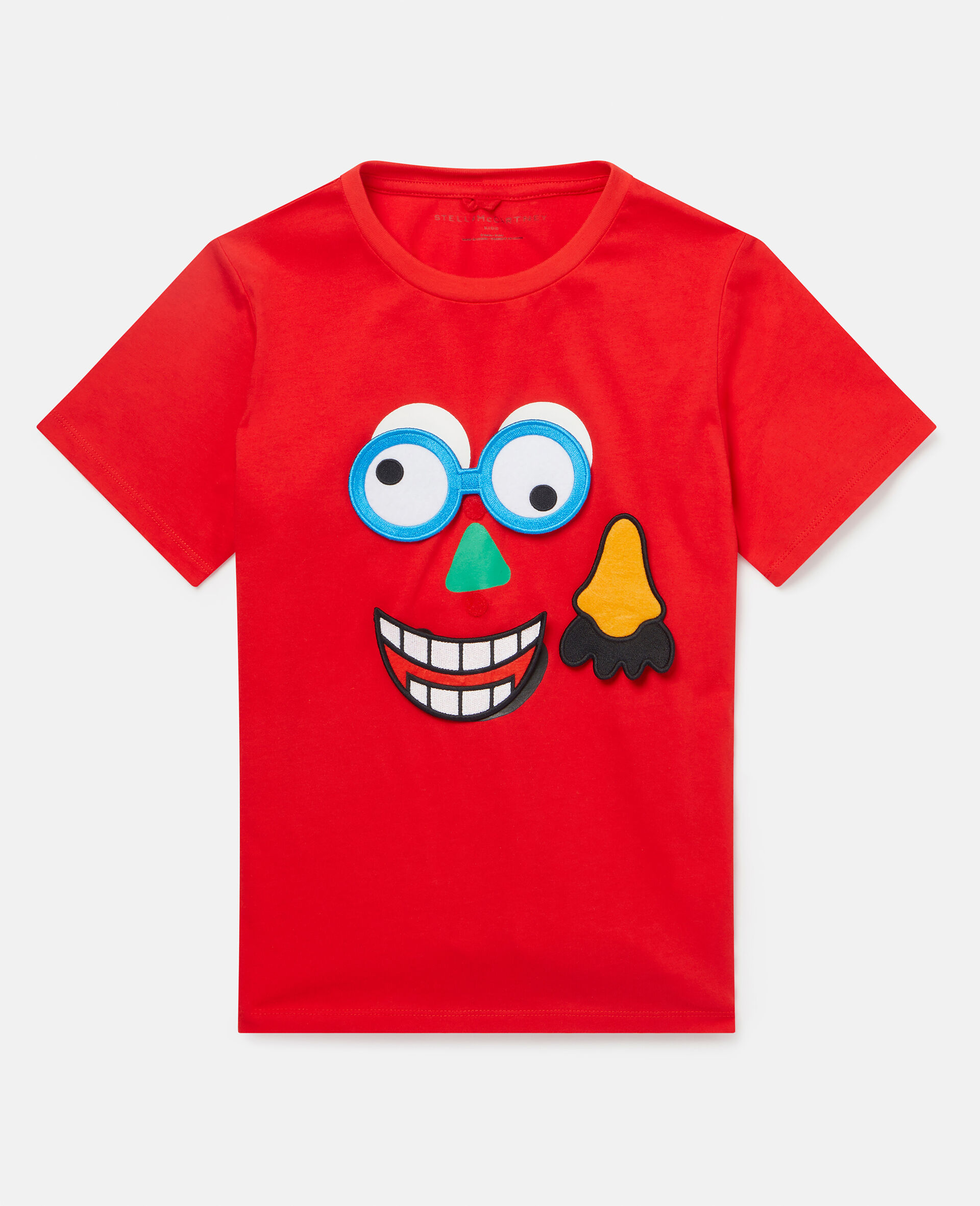 Velcro Badges T‐Shirt-Red-large image number 0