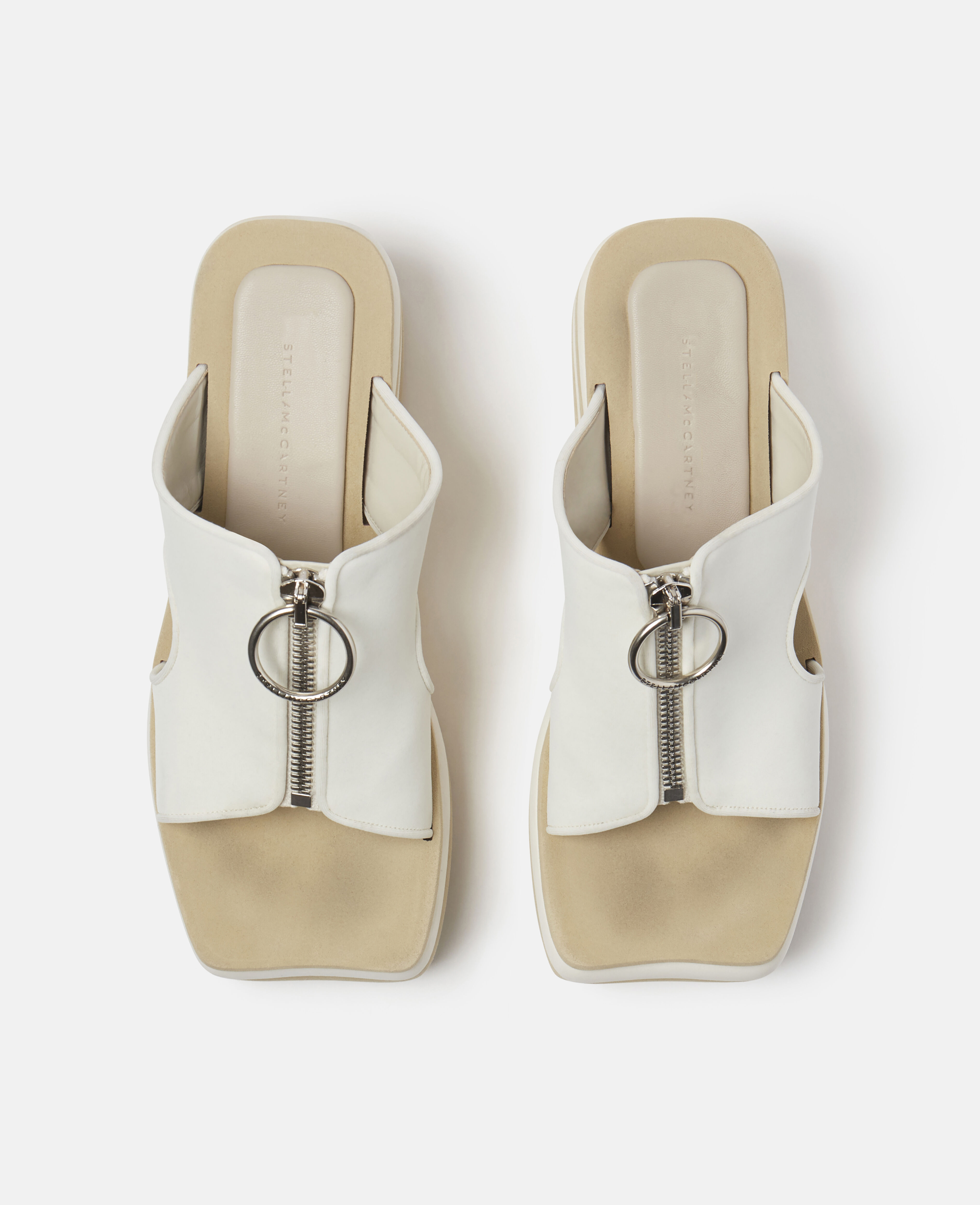  ステラマッカートニー レディース サンダル シューズ Gaia Faux Leather Wedge Sandal BLACK