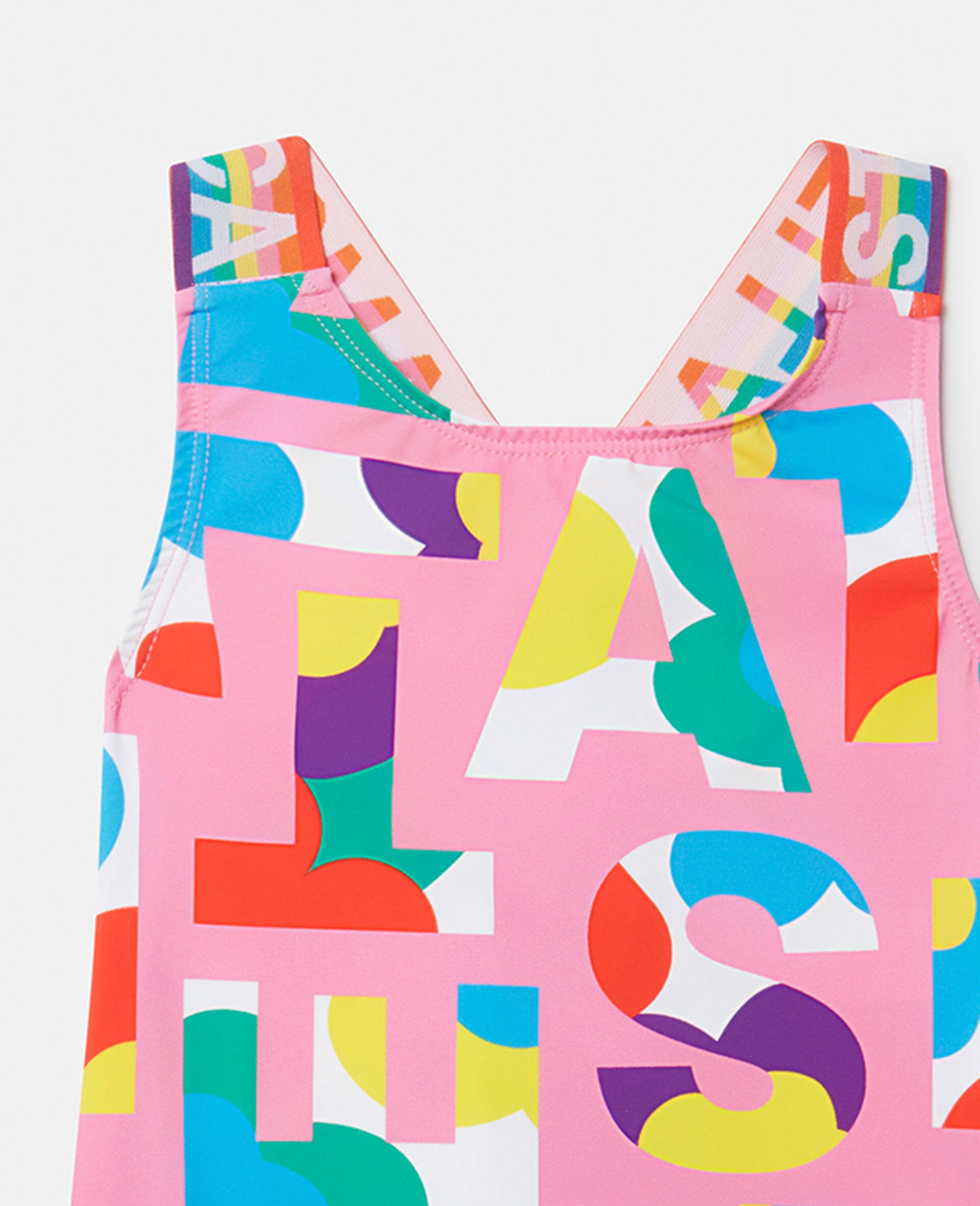 Stella Logo Pop Swimsuit-Pink-large image number 1