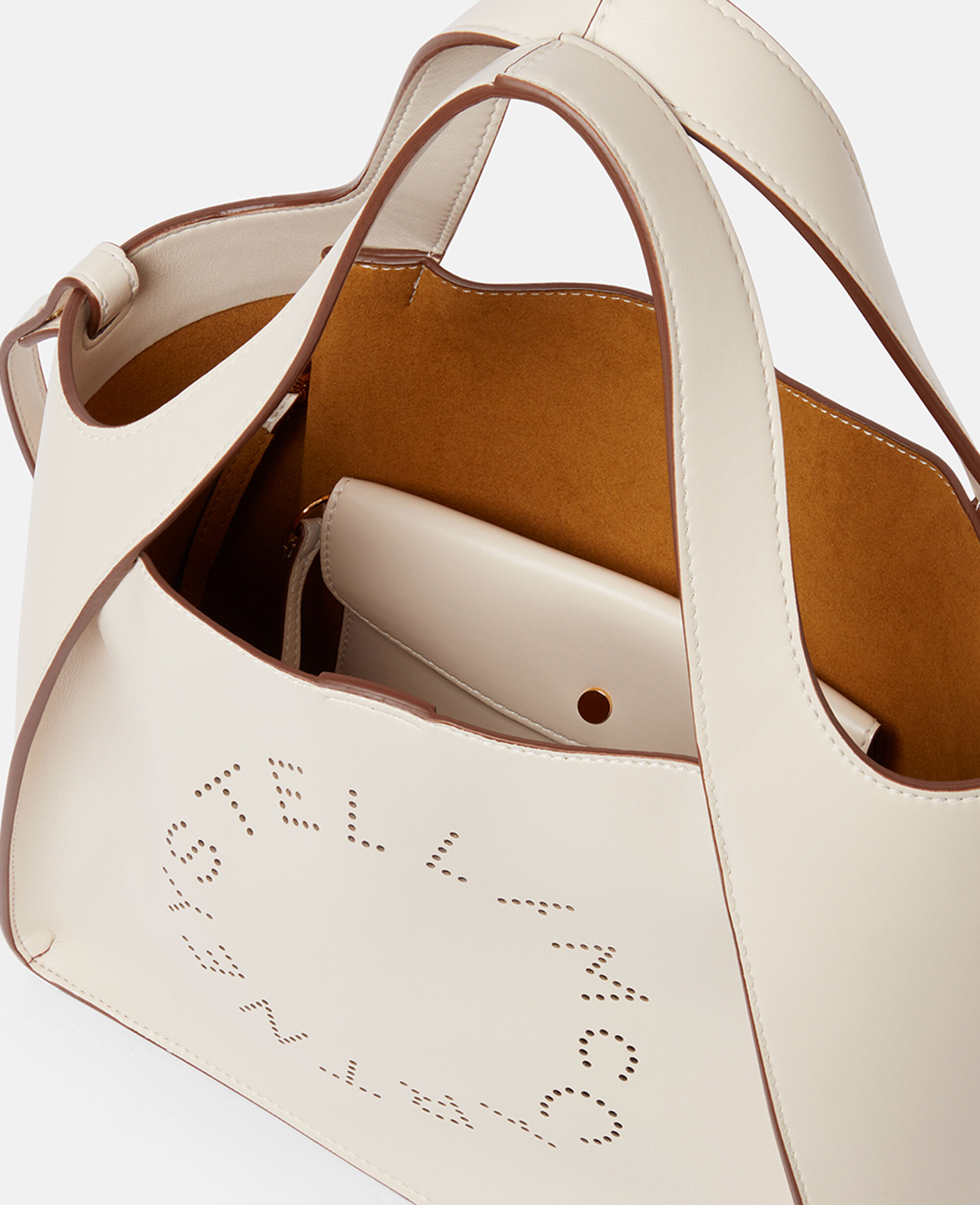 Women White Logo Crossbody Tote Bag | Stella McCartney US