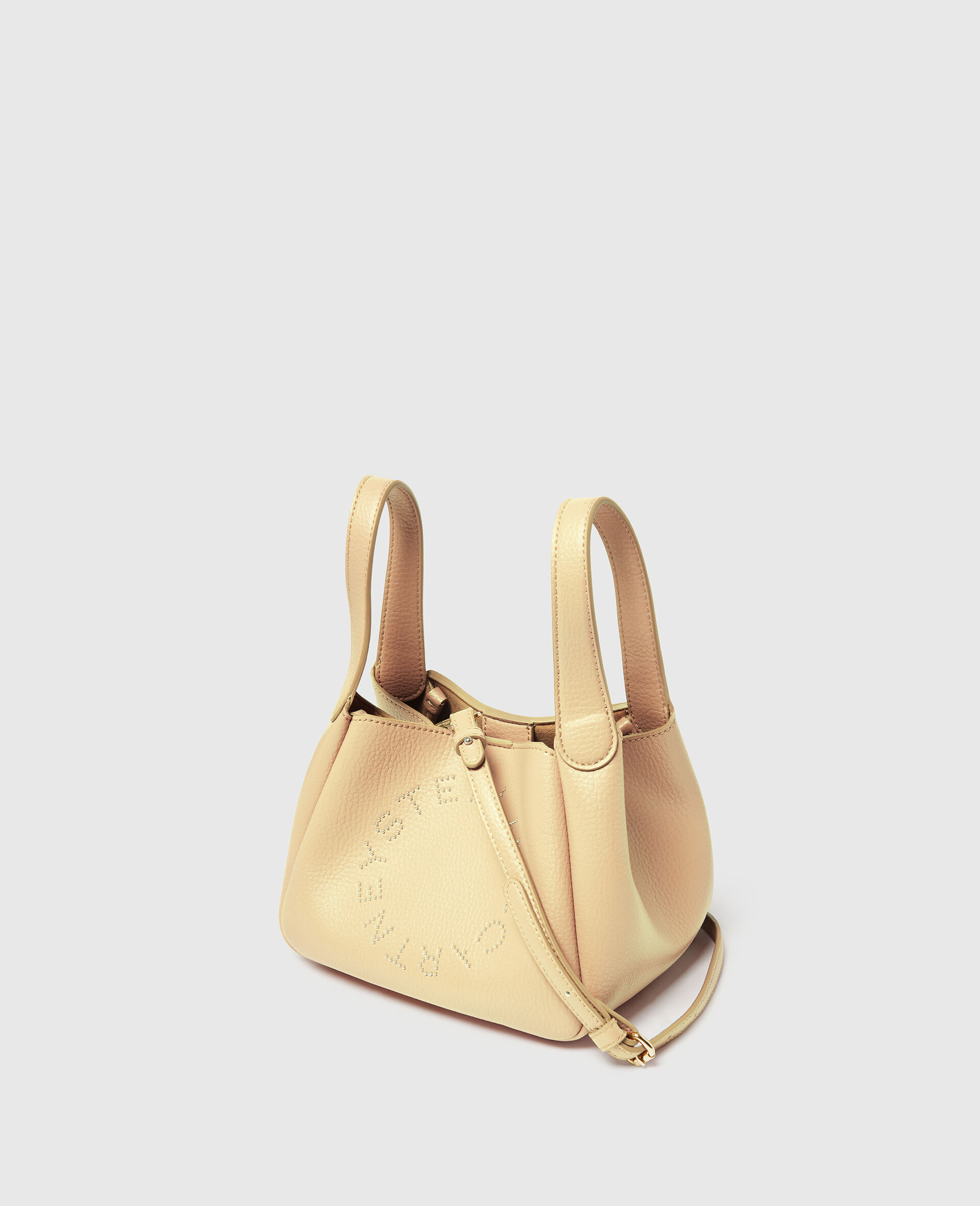 Logo Double Top Handle Crossbody Bag-Yellow-medium