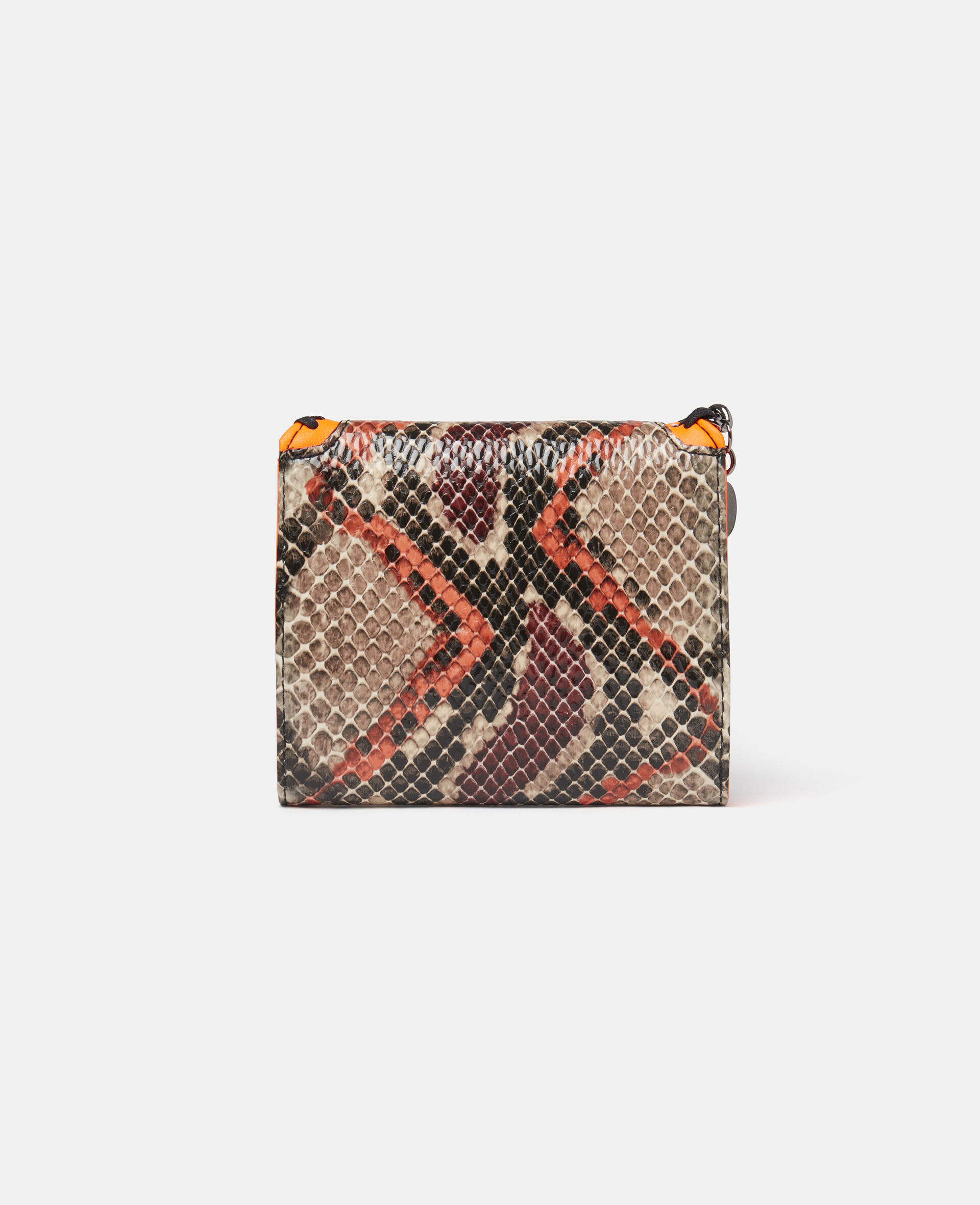 Falabella Small Flap Wallet-Orange-large image number 1