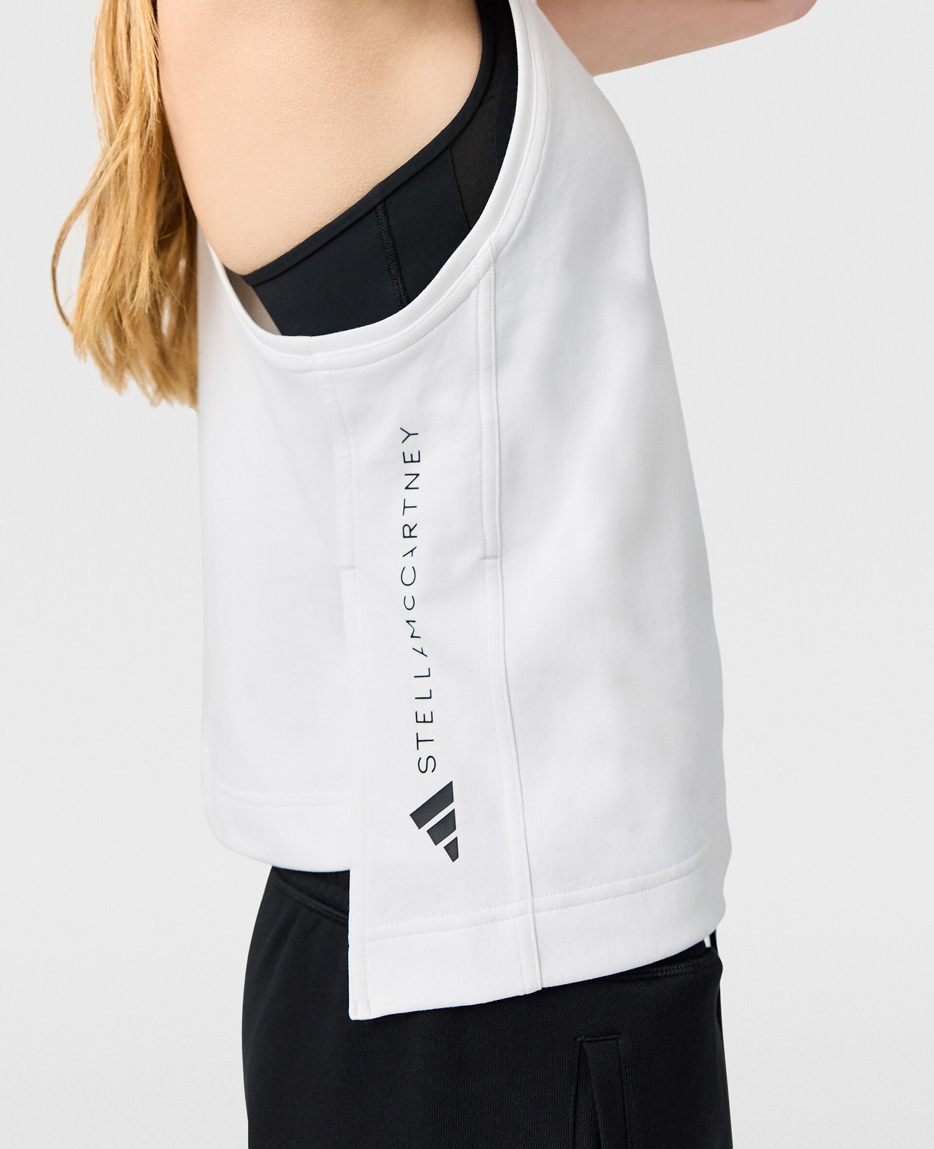 Logo Tank Top-White-large image number 2