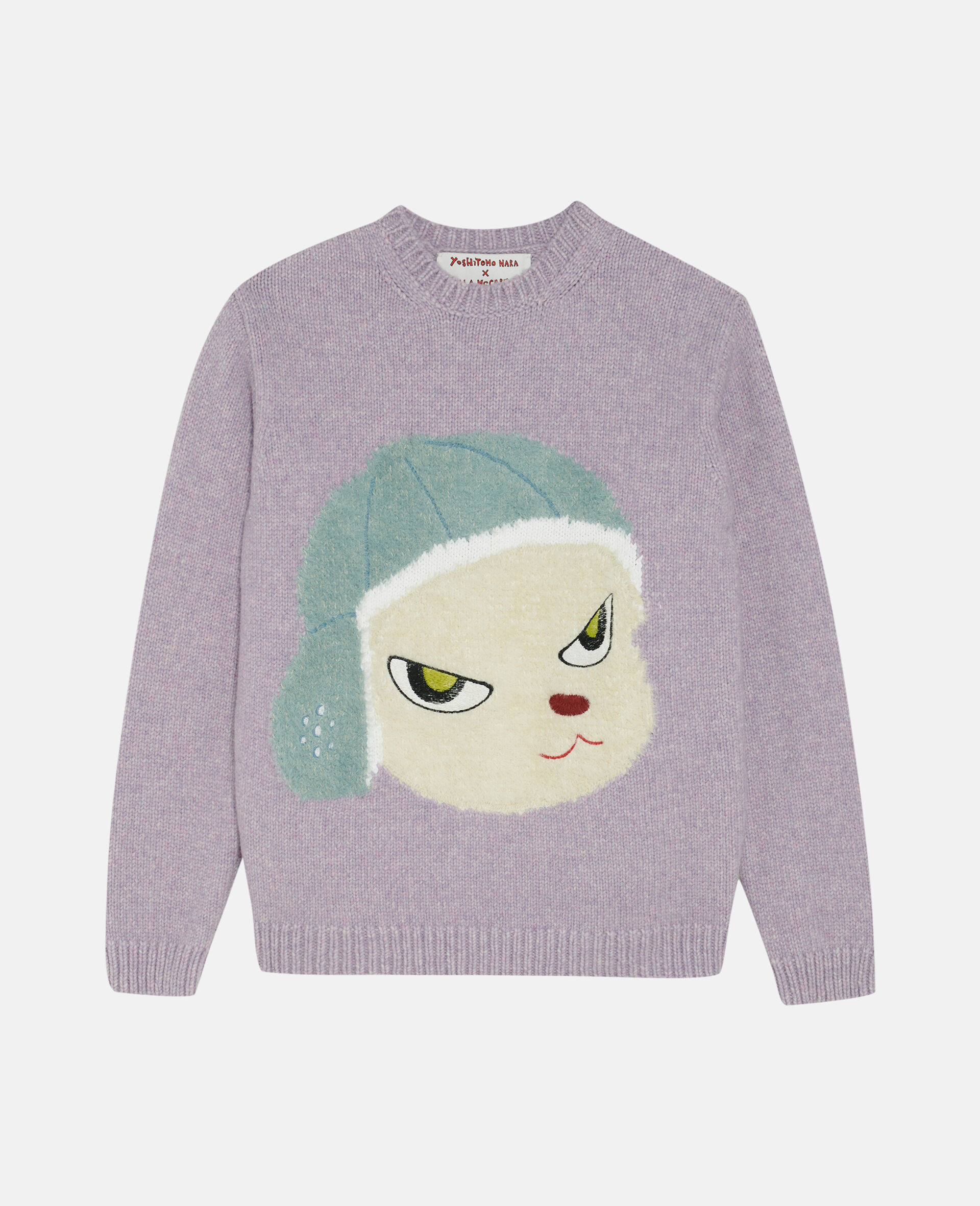Mission Sheep Intarsia Knit Jumper-Purple-large image number 0