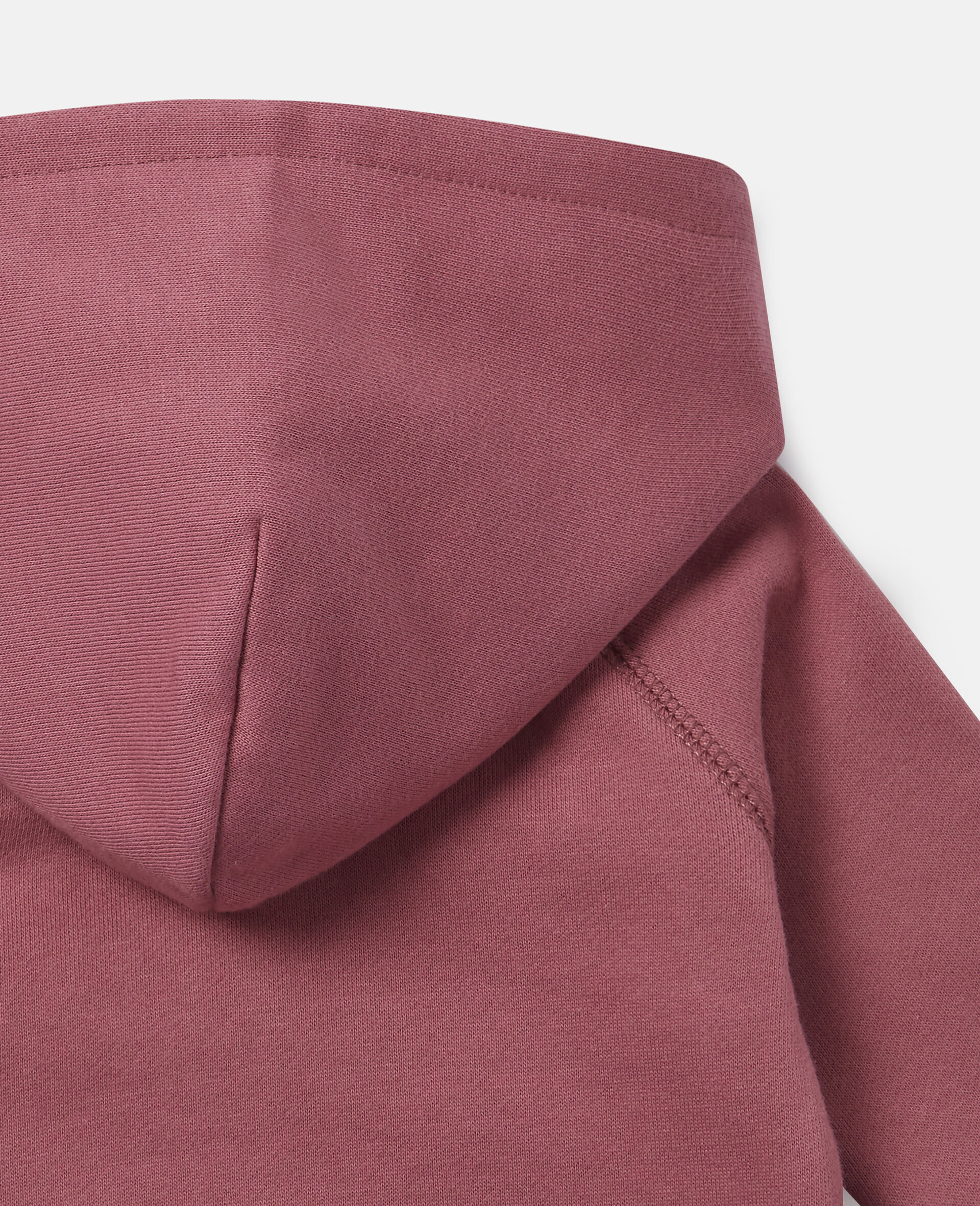 Garden Fleece Hoodie-Red-medium