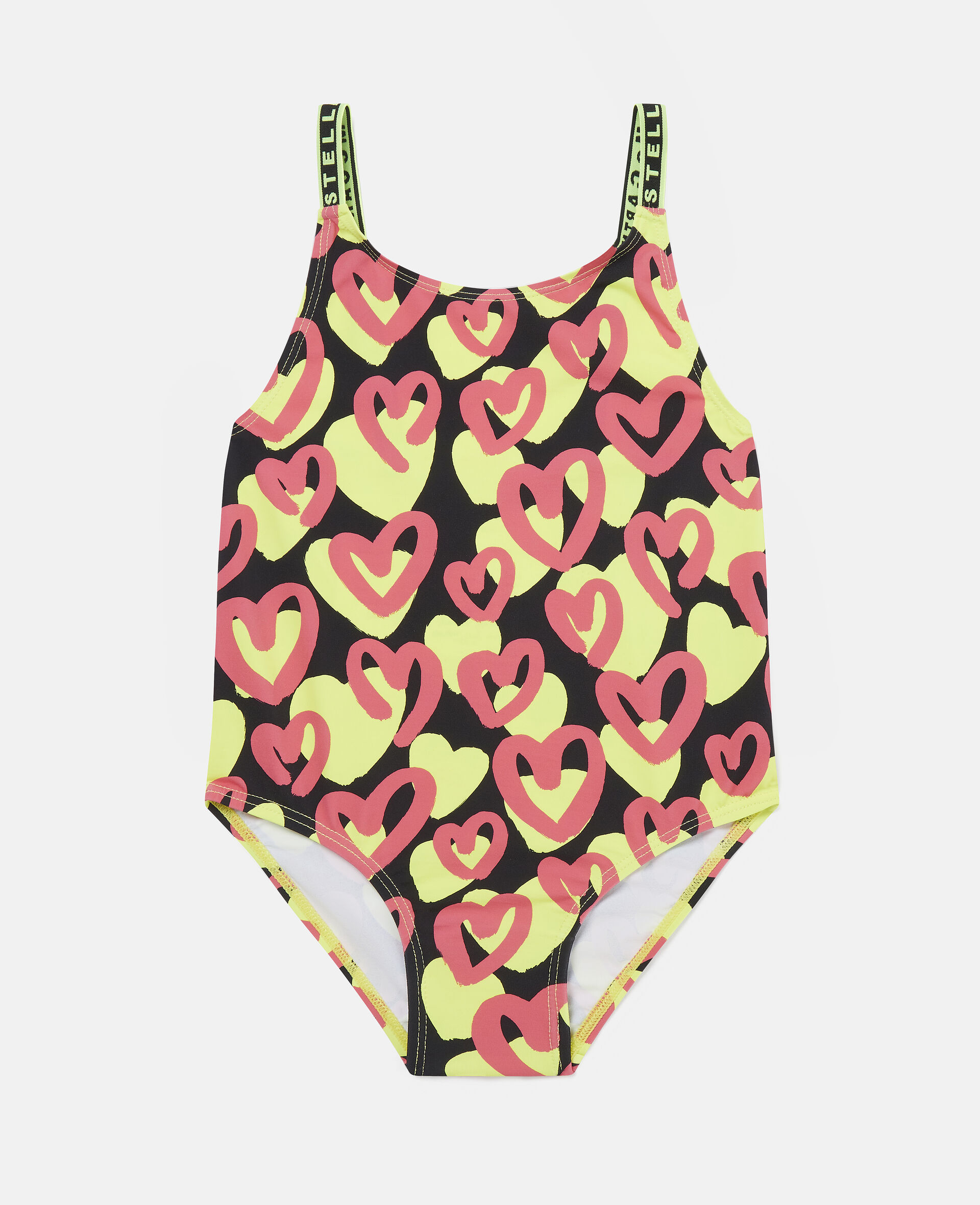 Maillot de bain a imprime coeur et logo Multicolore pour Women Stella McCartney CH