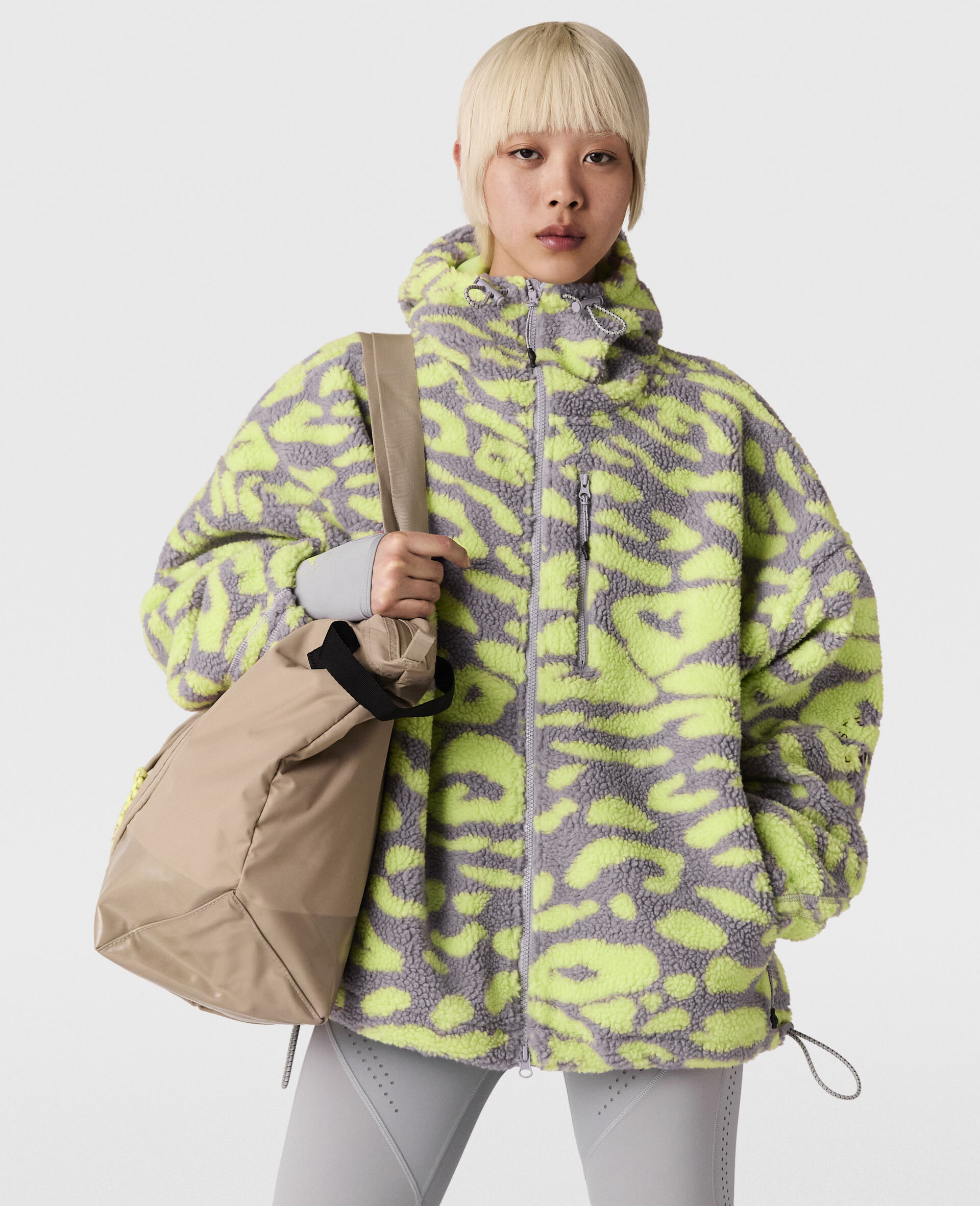 TrueCasuals Woven Track Jacket-Green-large image number 0