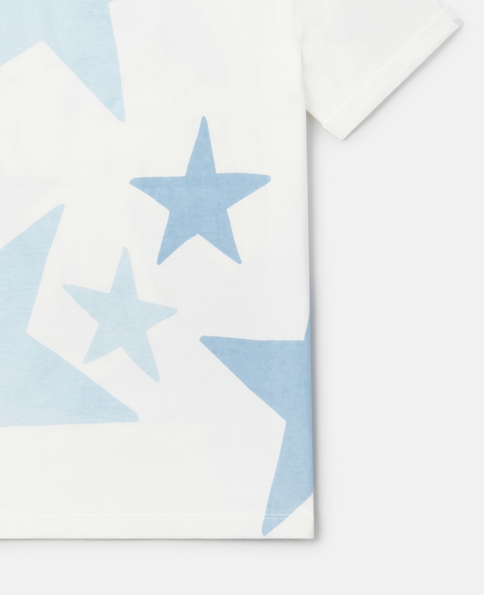 Stella Logo Star Print T-Shirt-White-large image number 3