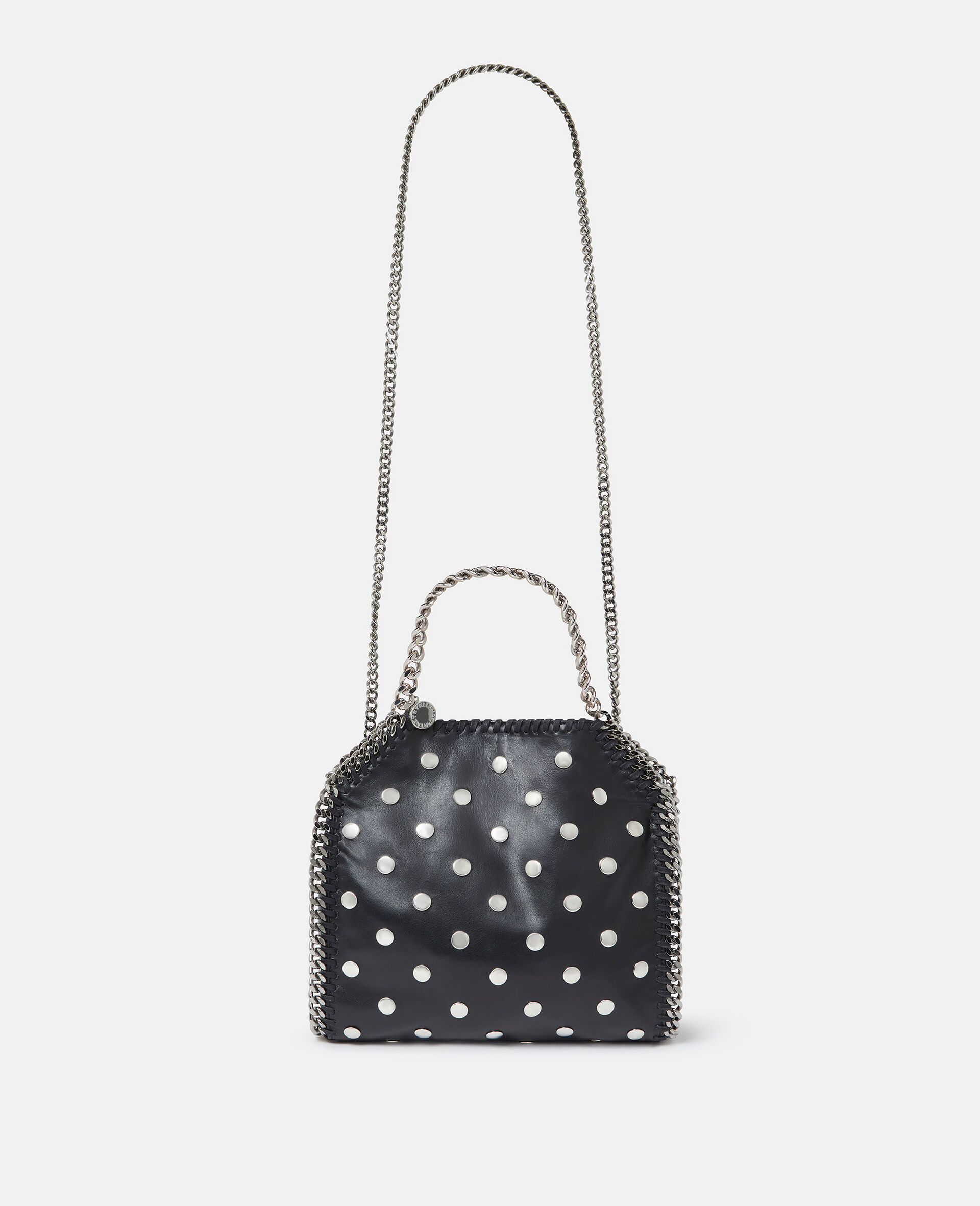Studded Falabella Mini Tote Bag-Black-large image number 7