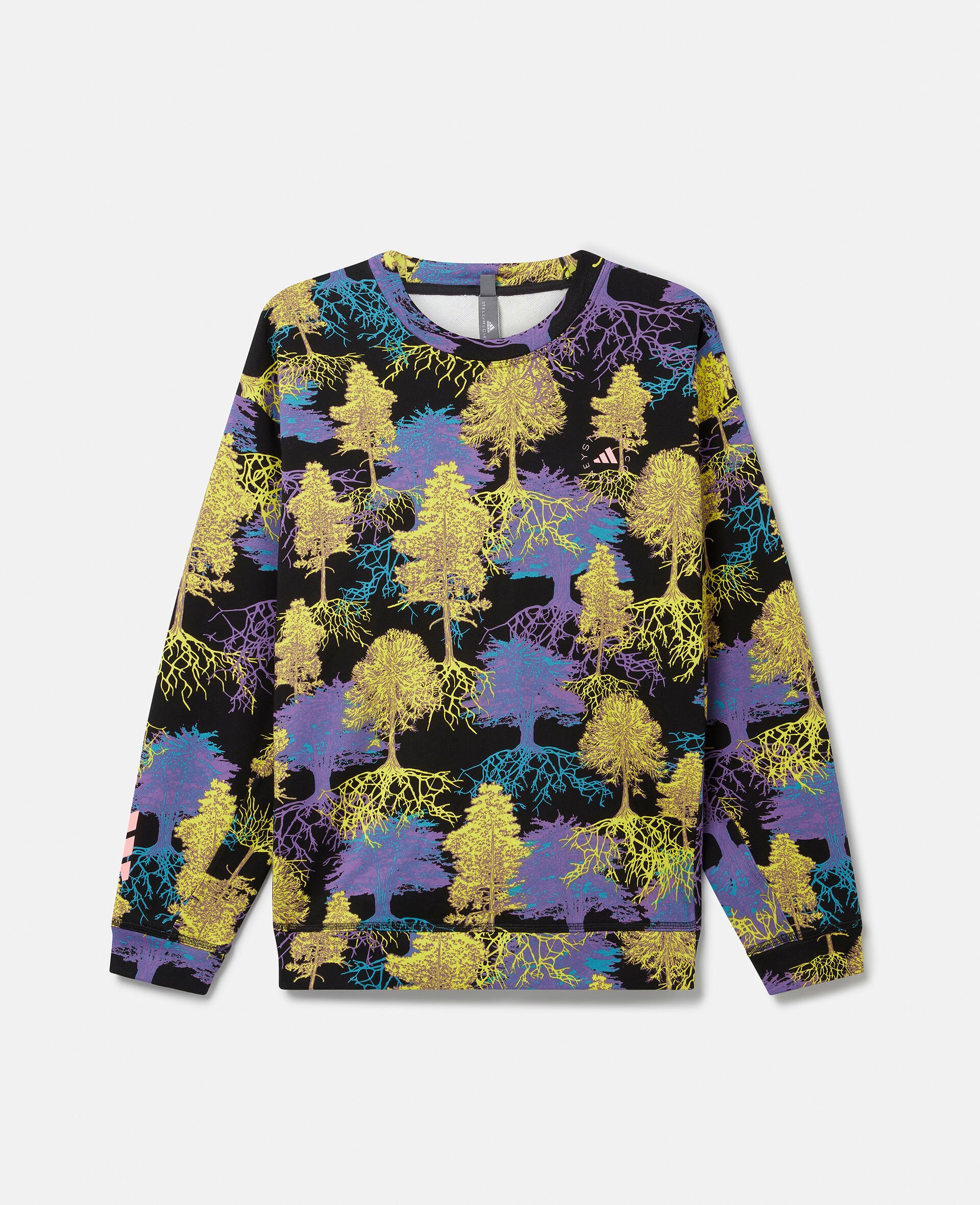 Psychedelic Tree Print Sweatshirt-Multicolour-large image number 0