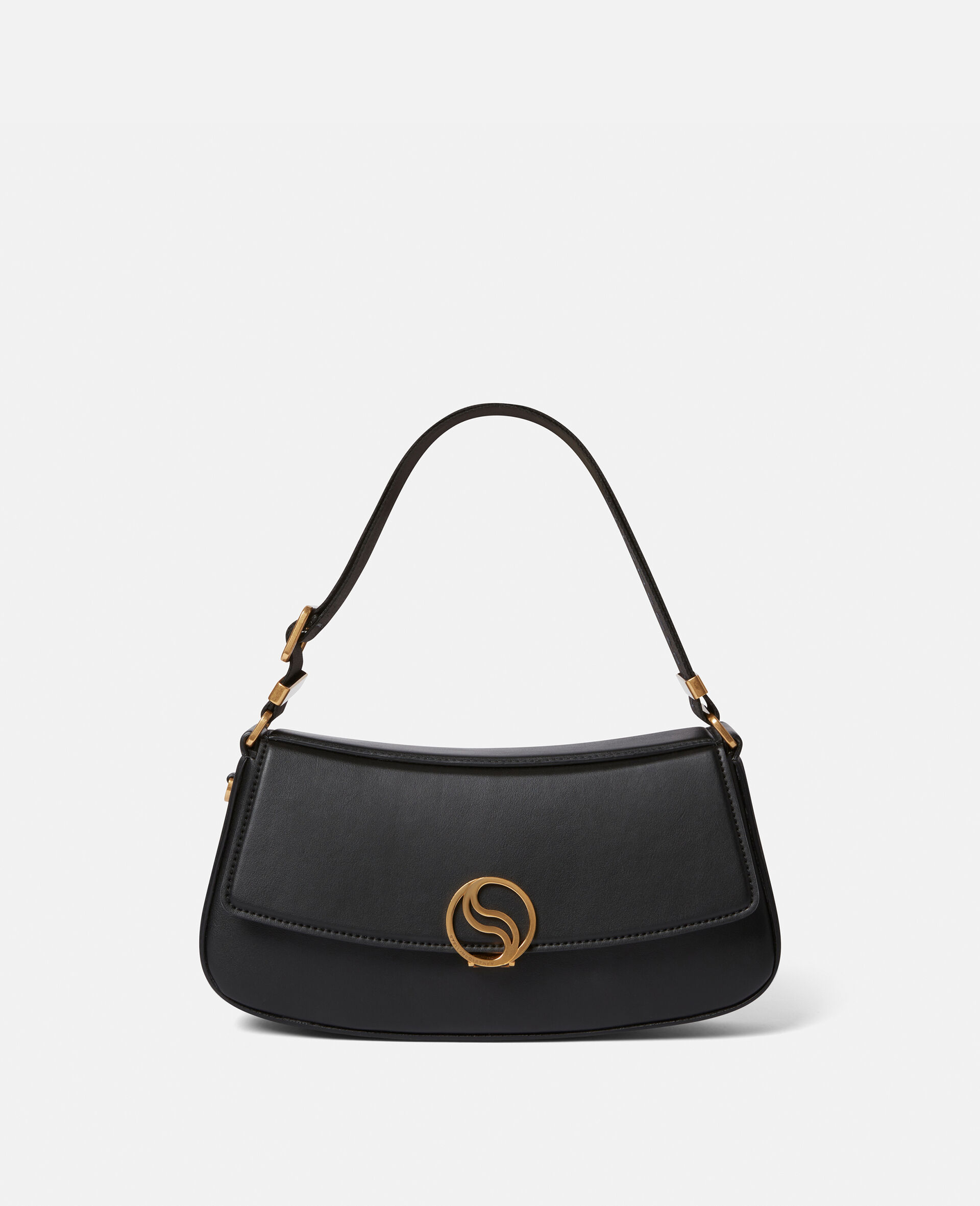 Borsa a Spalla S Wave-Nero-large image number 0