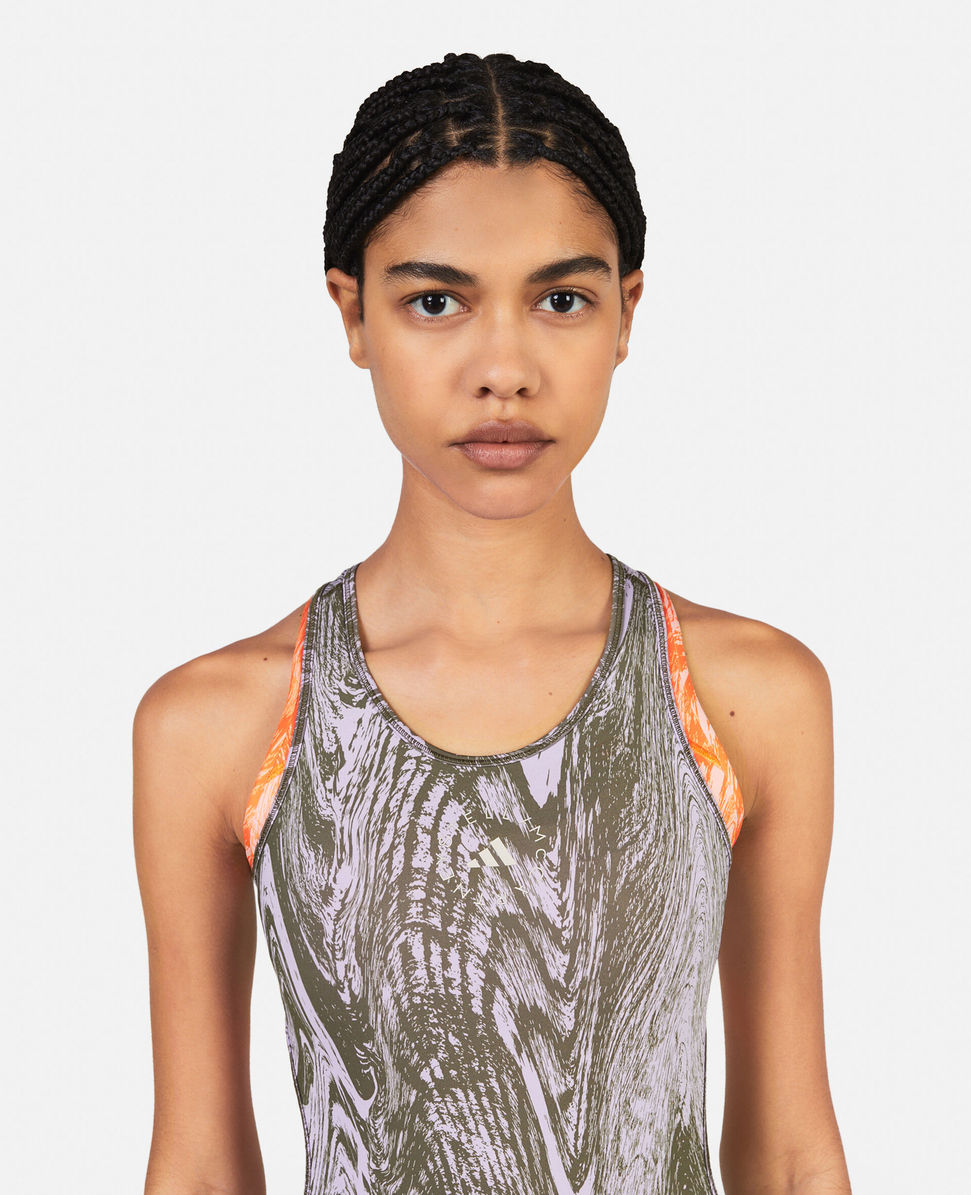 TrueNature Trainingsoverall mit gemasertem Holz-Print-Bunt-large image number 3