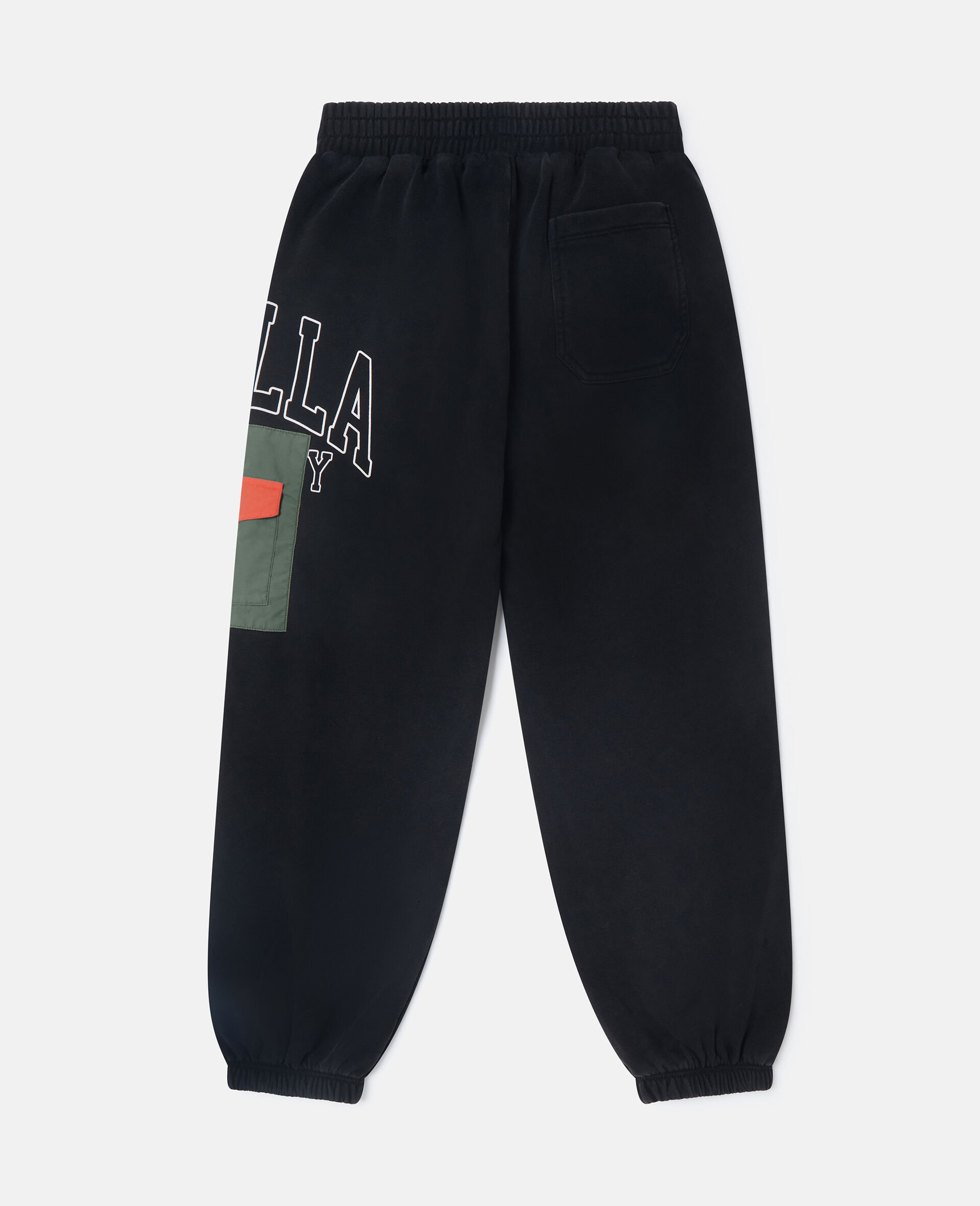 Logo Graphic Drawstring Joggers-Black-large Logo Graphic Drawstring Joggers-Black-large image number 2