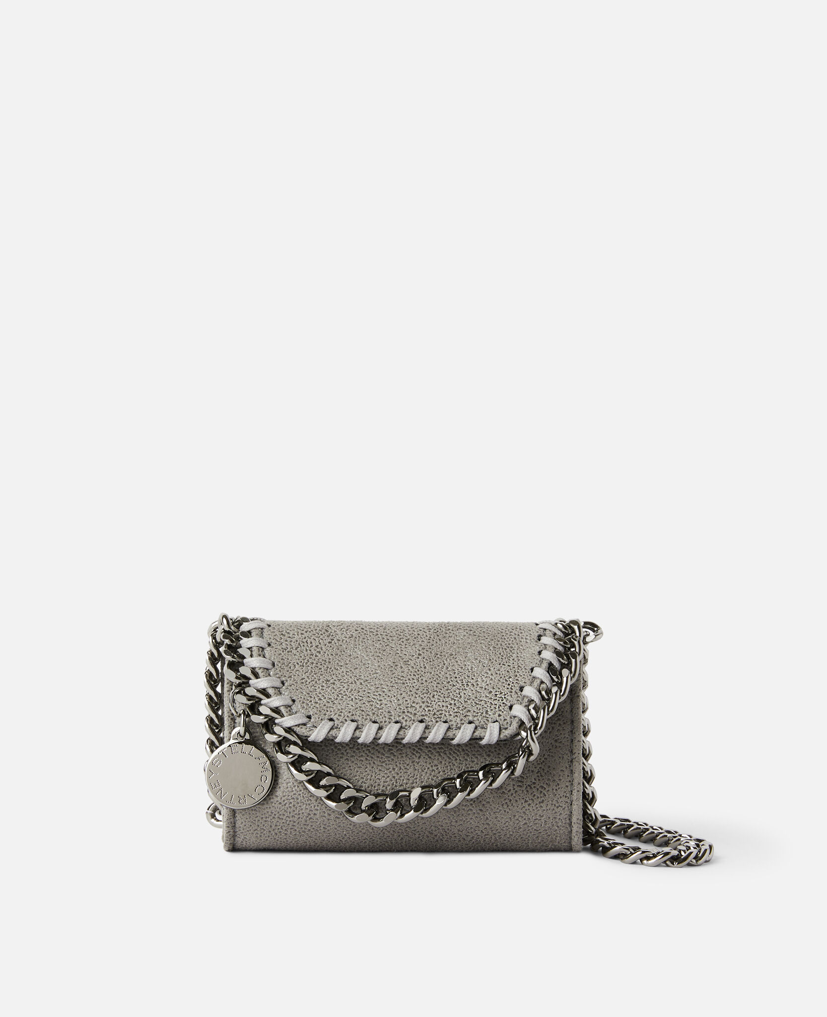 Women Light Grey Falabella Micro Crossbody Bag Stella McCartney GB