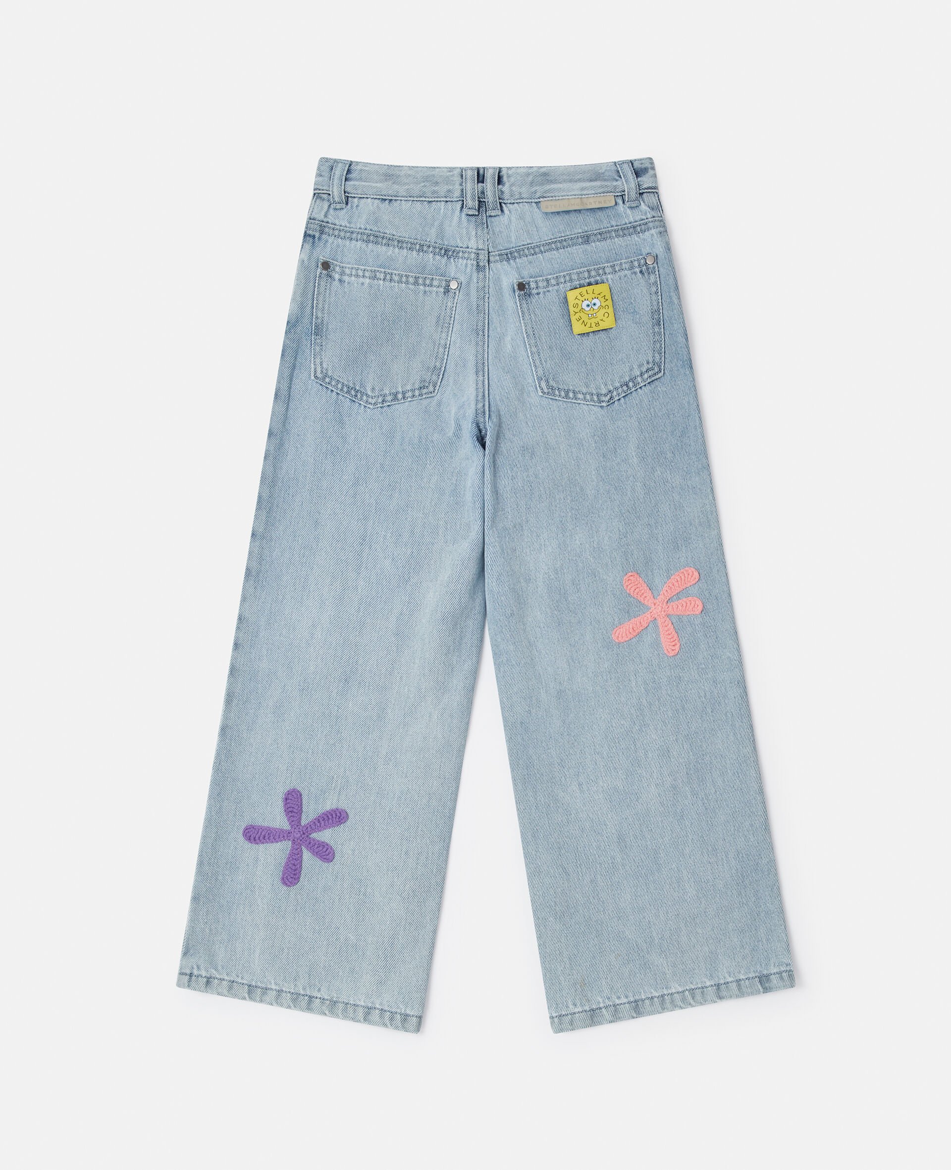 SpongeBob Graphic Denim Jeans-Blue-large image number 2