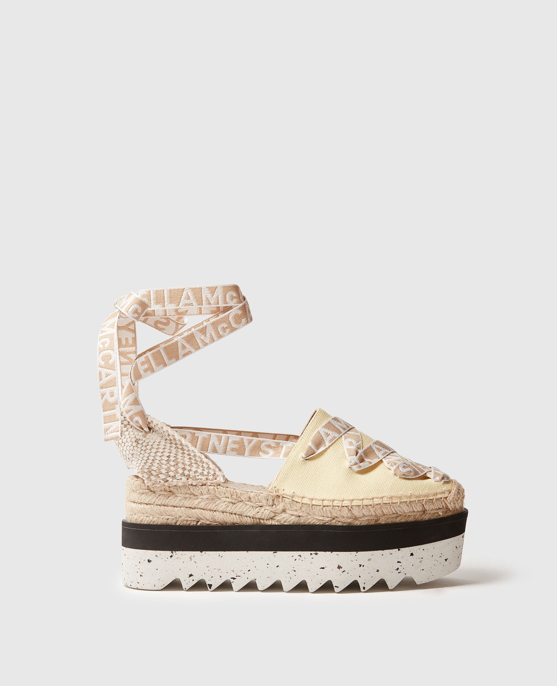 Espadrilles a plateforme Gaia-Jaune-medium