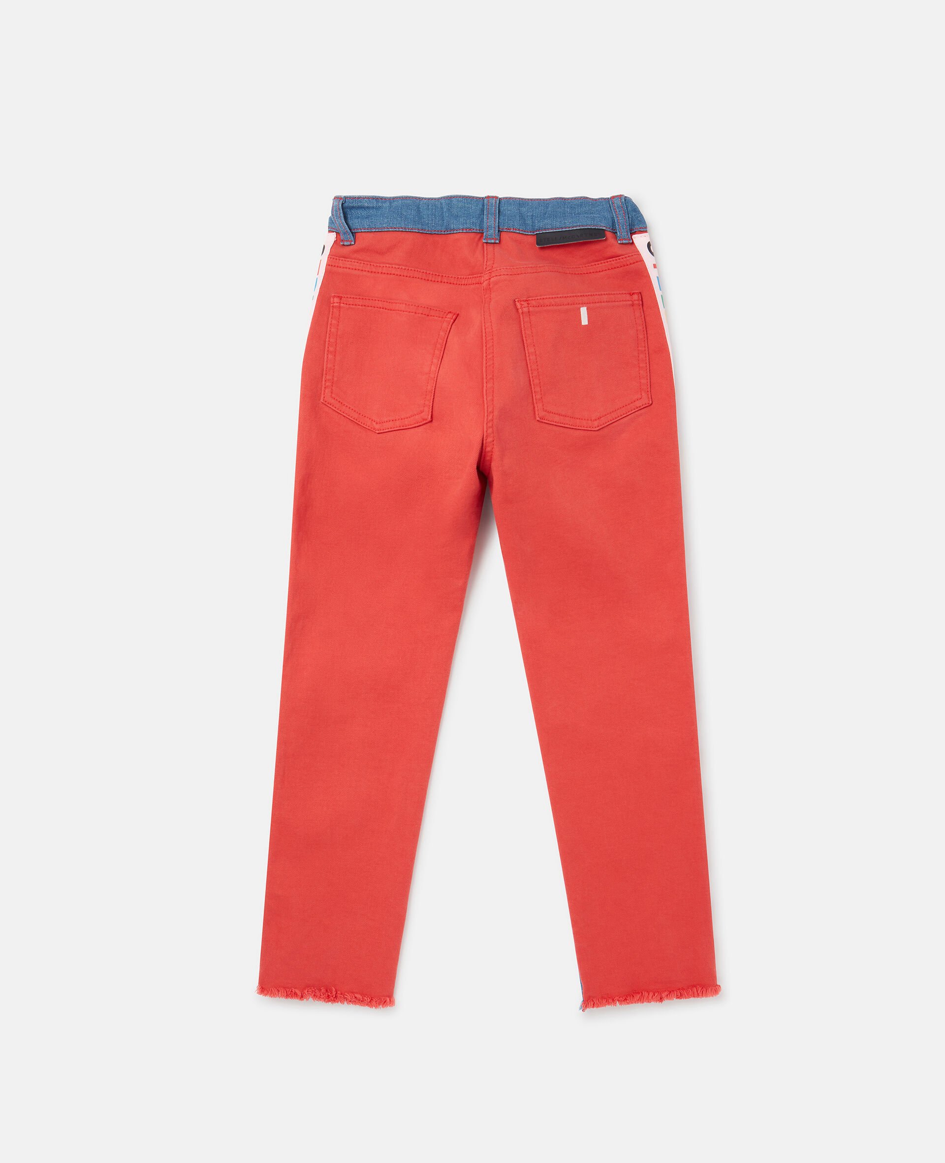 Logo Tape Skinny Jeans-Blue-large Logo Tape Skinny Jeans-Blue-large image number 2