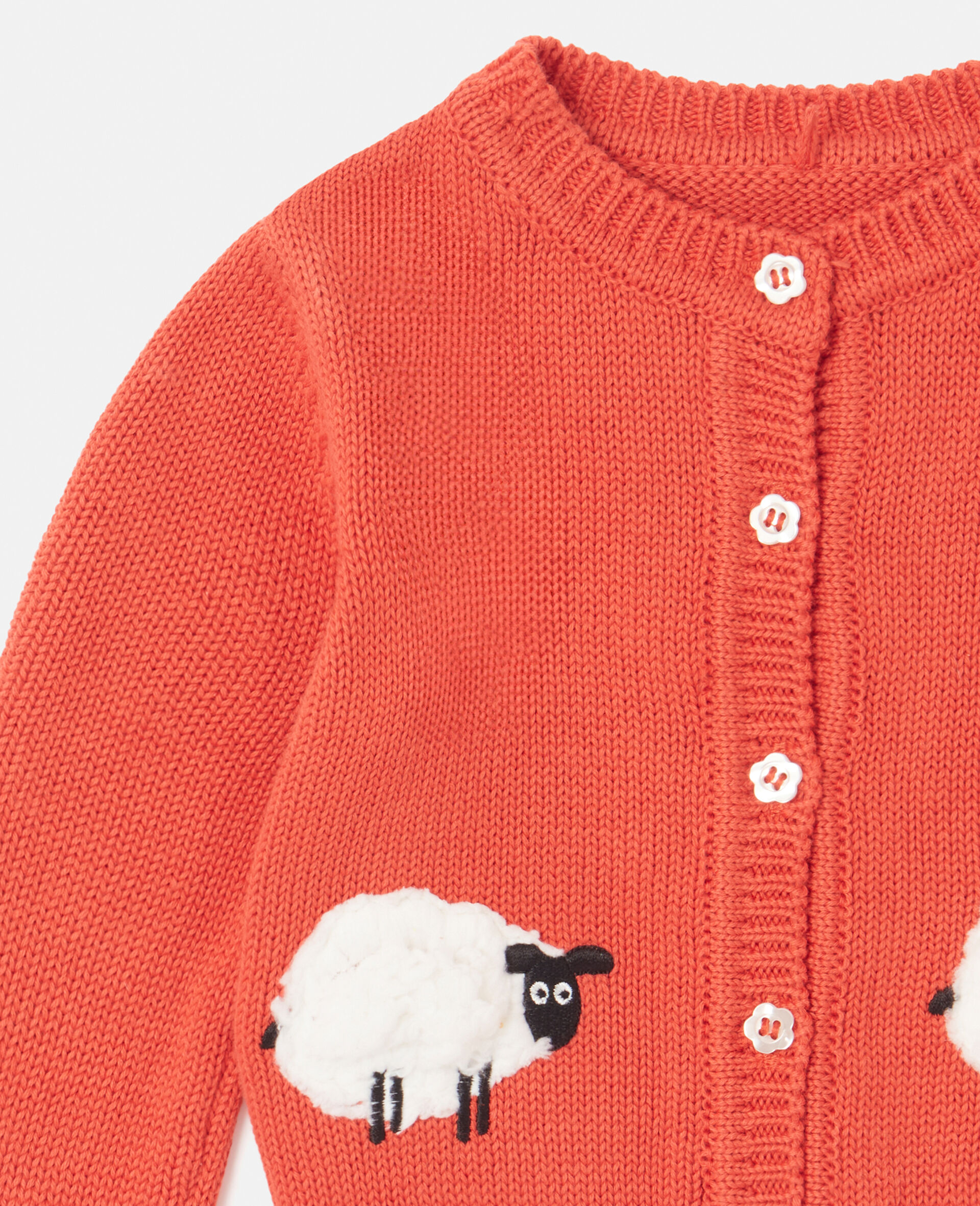 Stella Mccartney Blue Sheep-Print Cotton Babygrow Set main image 1